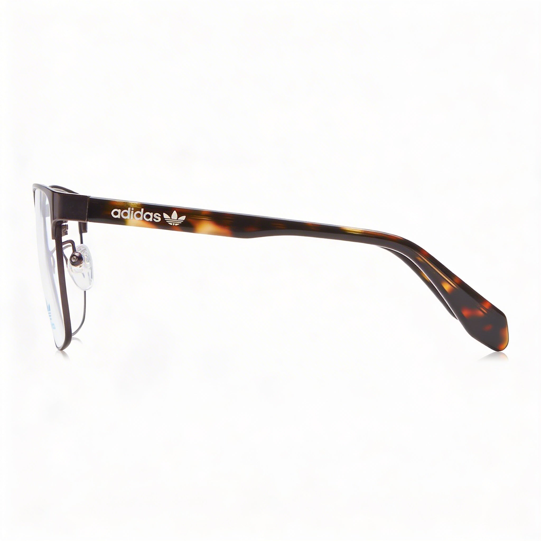 Adidas Modern Men's Metal Frame Eyeglasses, Shiny Gunmetal with Clear Polycarbonate Lenses, Size 55-16-140, Photo 3