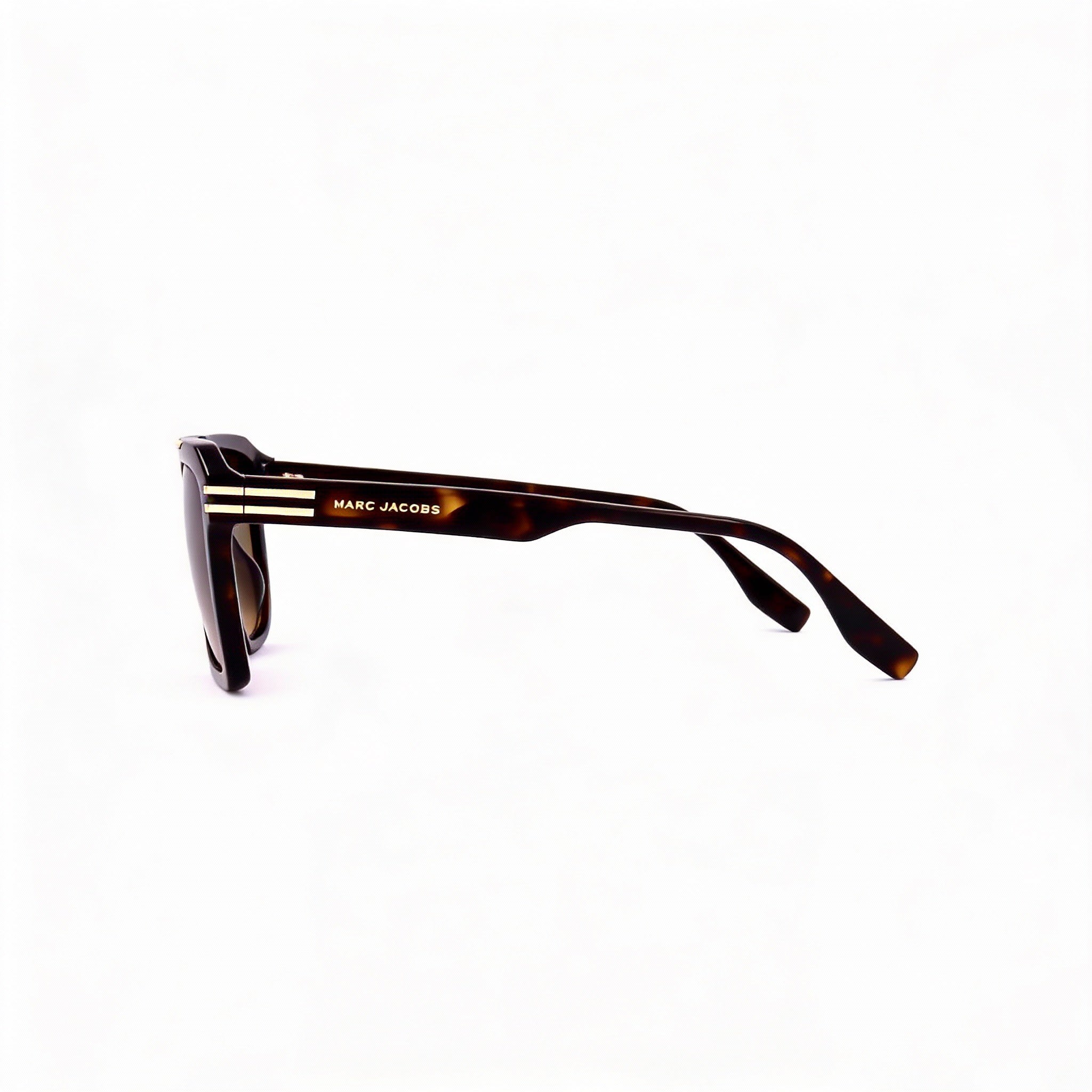 Gafas de sol Marc Jacobs MARC 752/S para hombre, estilo casual, de acetato, con montura Havana y lentes marrones con degradado verde, protección UV, 57 mm, Photo 3