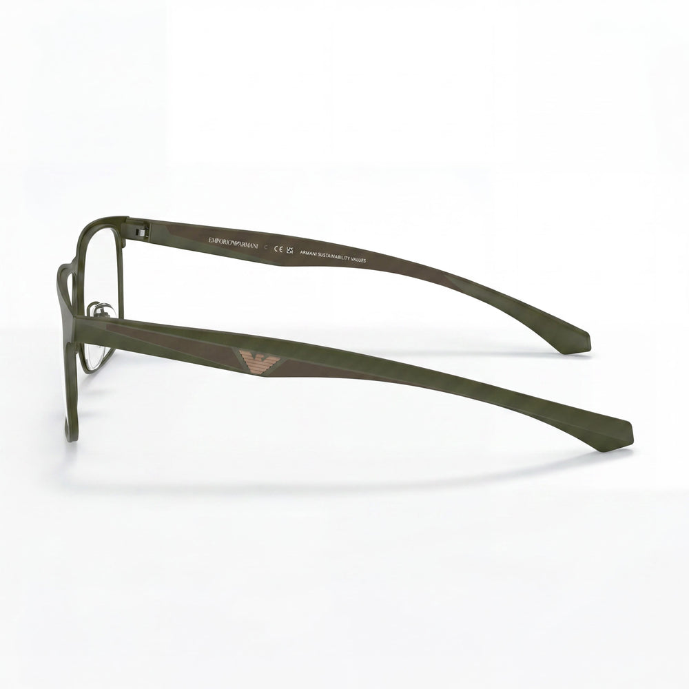 Emporio Armani Ea1163 Women's Matte Green Metal Optical Frame Eyeglasses 53mm Non Plastic Lens