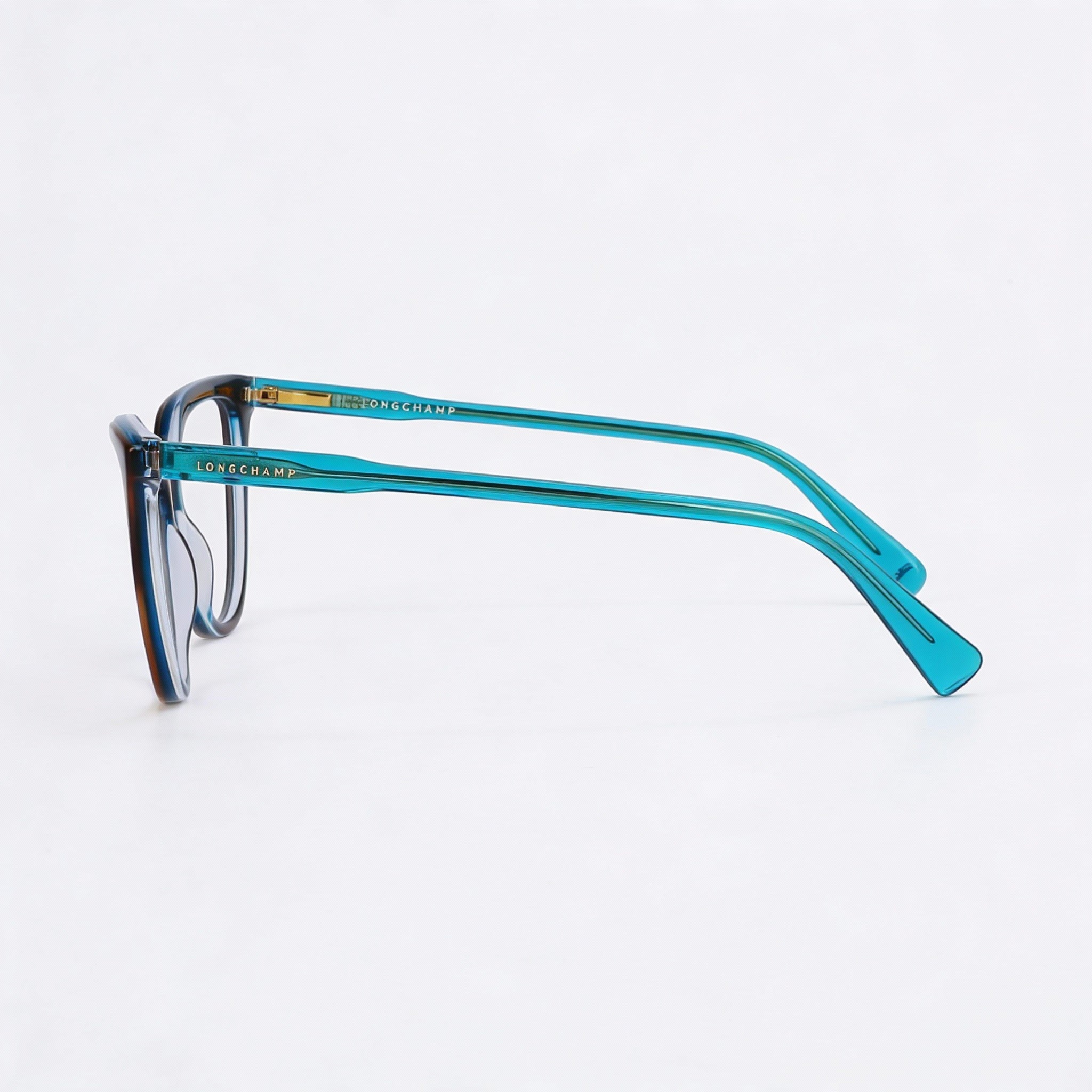Gafas de sol Longchamp Casual para hombre en acetato Havana Azure de 53 mm, Photo 2