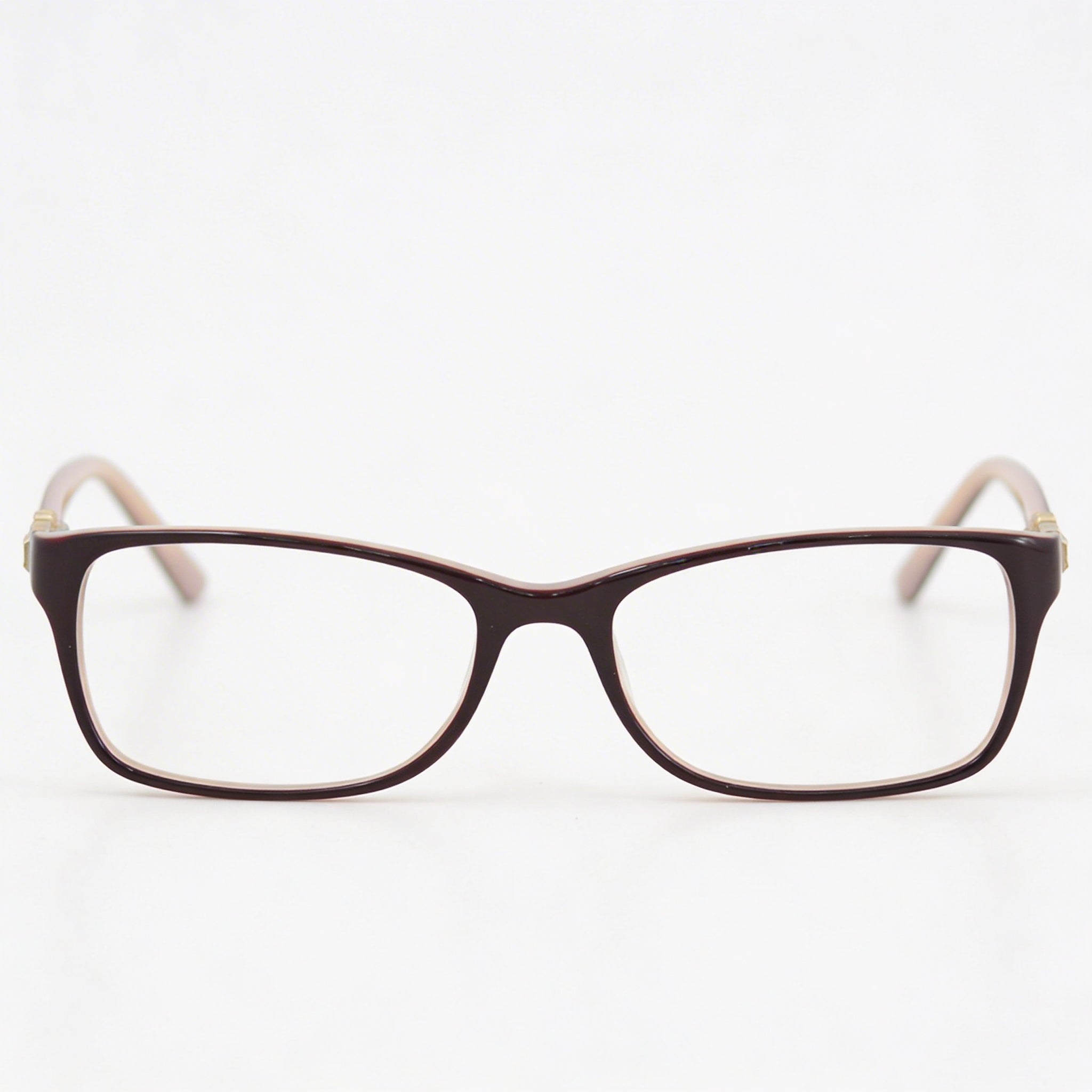 Gafas bebe Bb5133 para mujer con montura metálica marrón y lentes transparentes, ancho de lente de 53 mm, puente de 16 mm y longitud de patilla de 135 mm., Photo 3