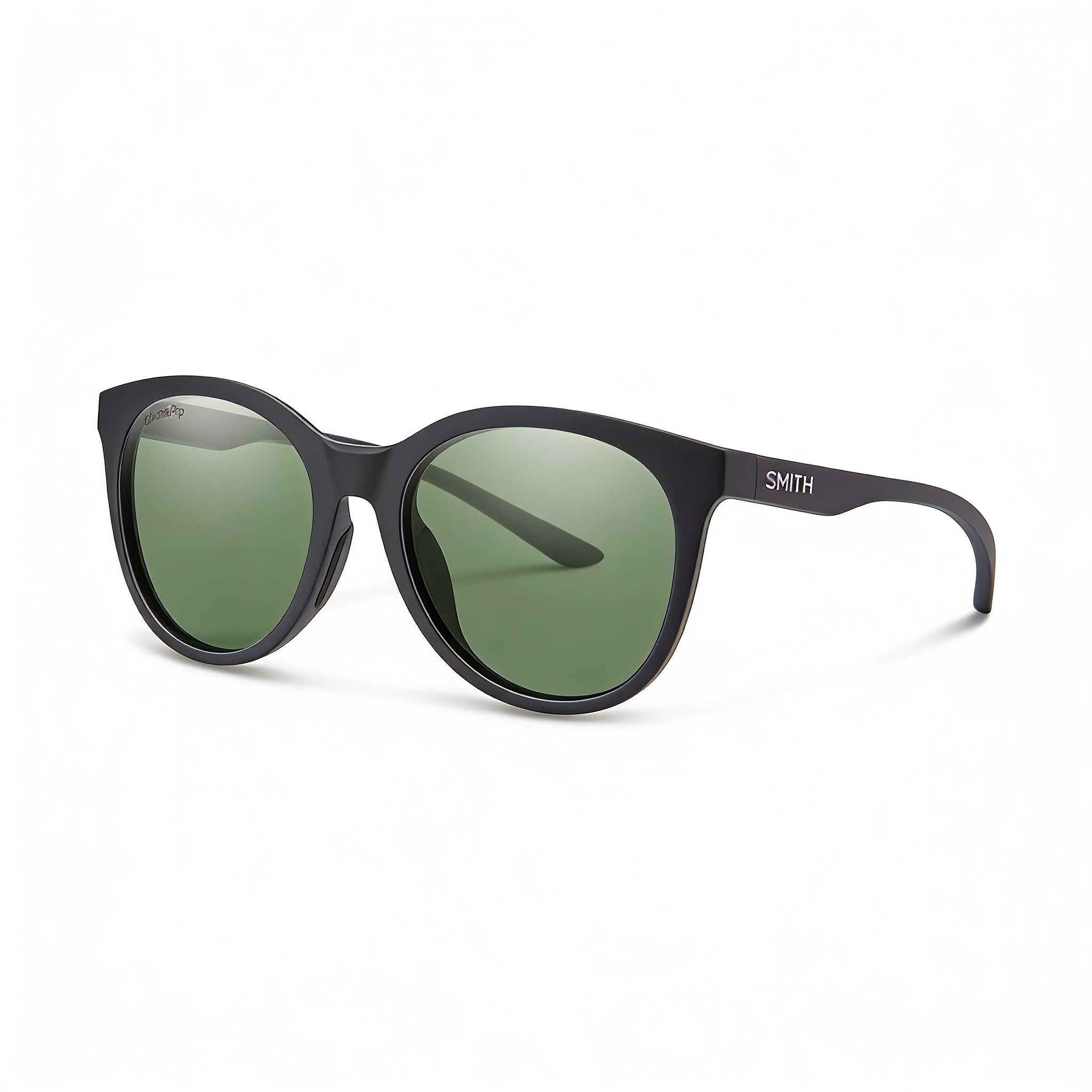 Gafas de sol unisex Smith Bayside de 54 mm con montura de metal negro mate, lentes polarizadas ChromaPop en gris y verde y protección UV, Photo 2