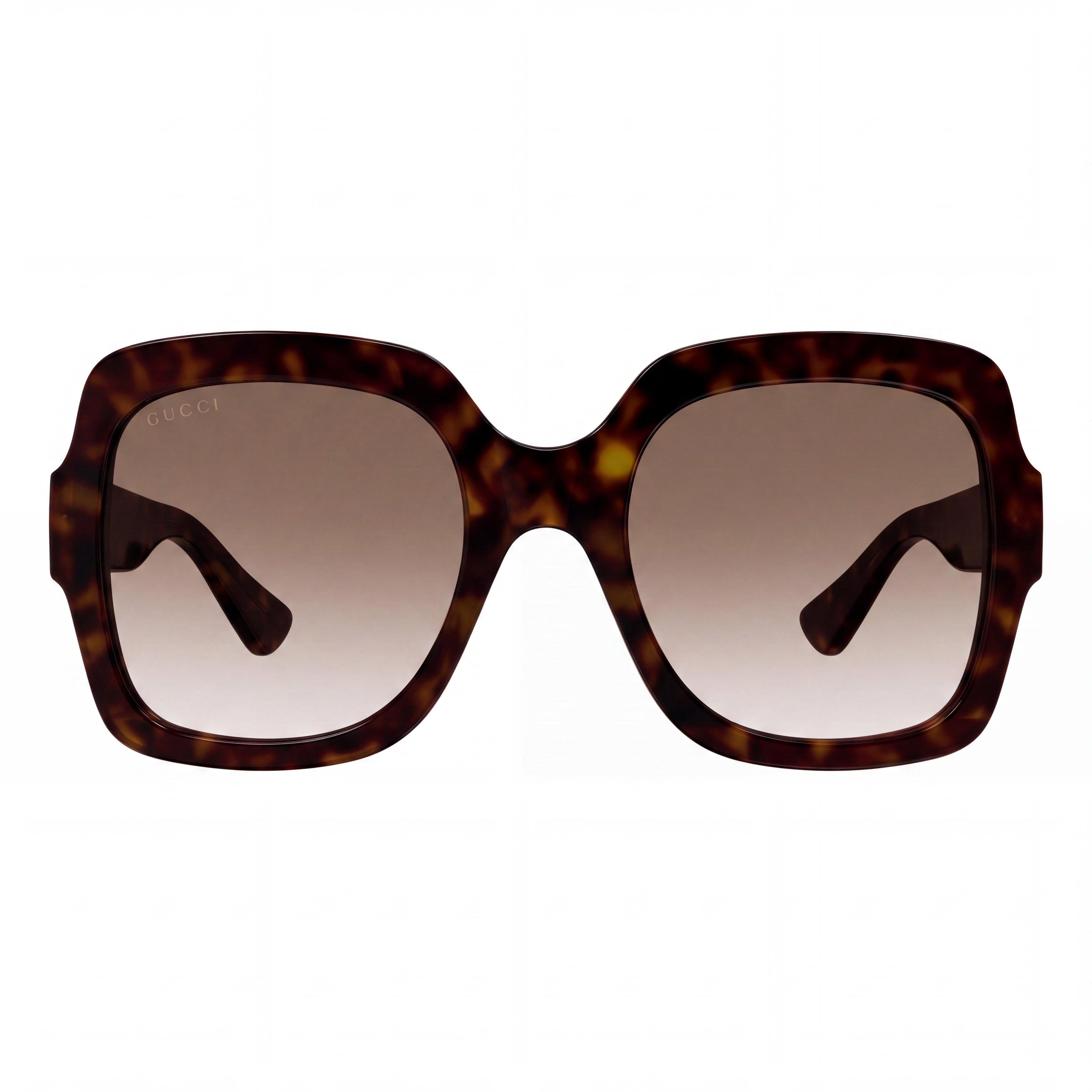 Gucci GG1337S Women's Classic Havana Gold Injected Plastic Brown Gradient Non-Polarized UV Protection 54mm Sunglasses, Photo 2