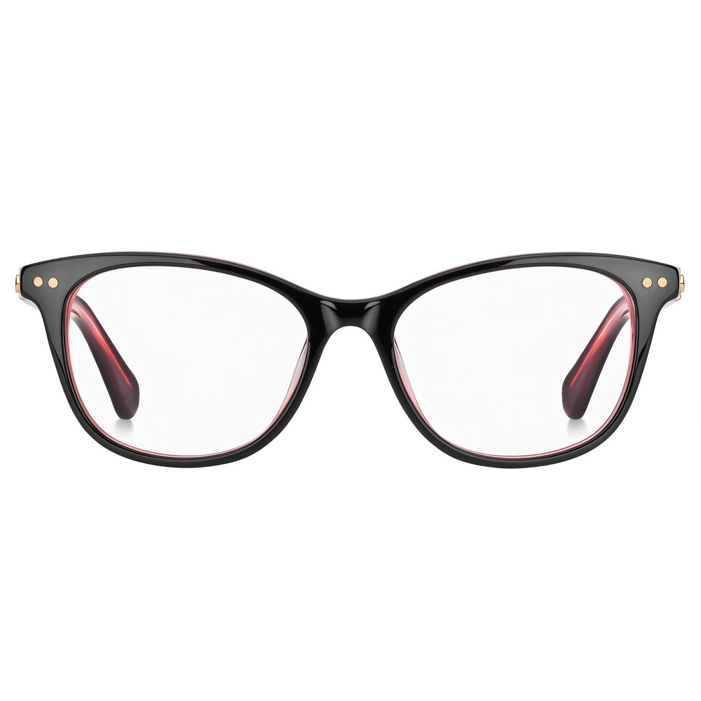 kate spade new york Modern Women's Black Pink Acetate Frame Sunglasses with Polycarbonate Lenses 52mm