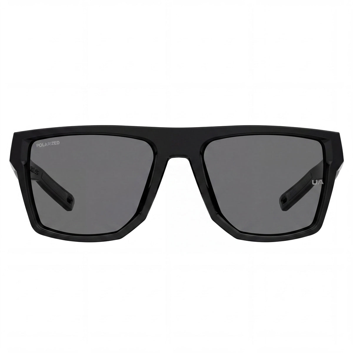 Gafas de sol rectangulares para hombre Under Armour Ua Launch 2/G de poliamida caqui con lentes de espejo doradas con protección UV de 57 mm, Photo 2