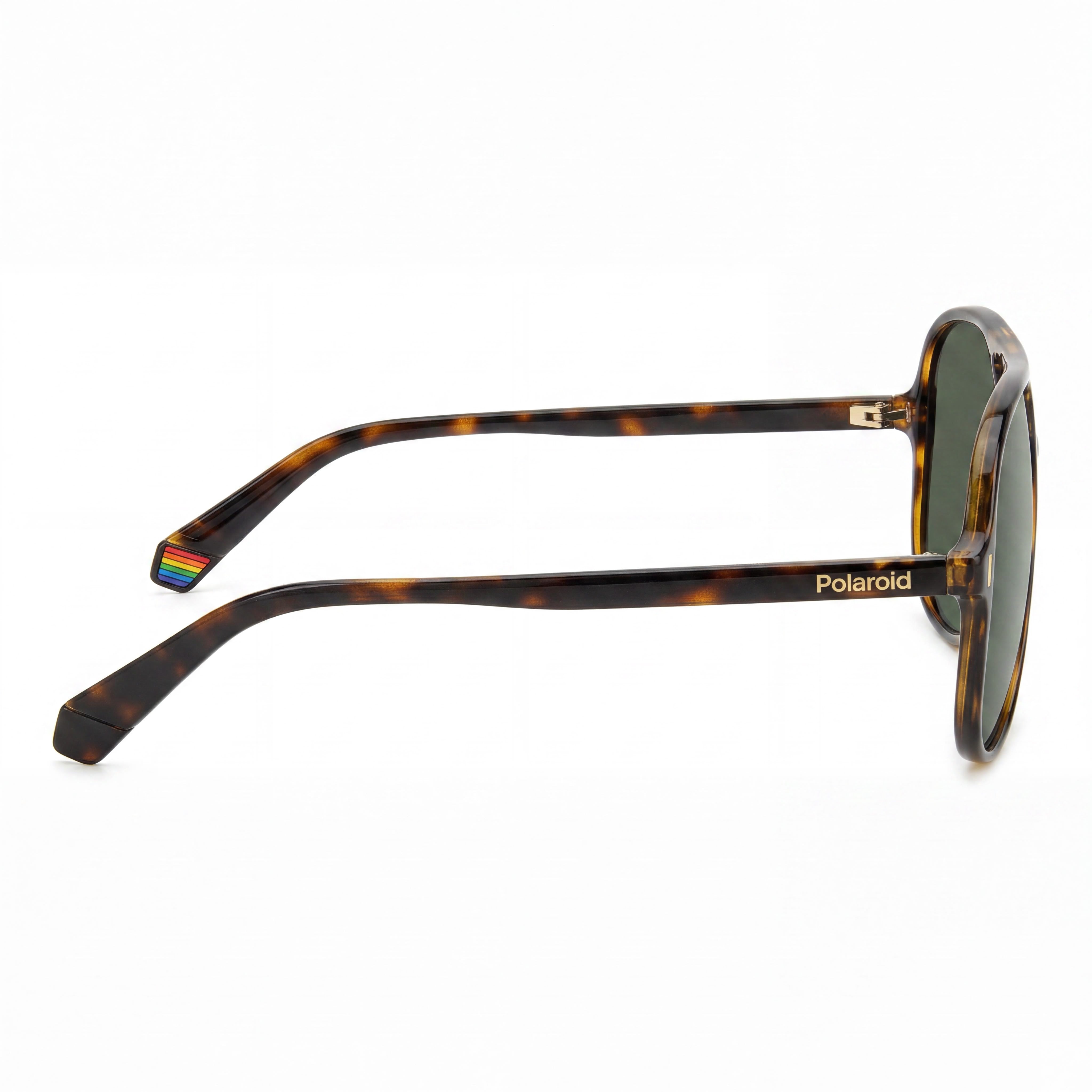 Polaroid PLD 6217/S Casual Women's Havana ECO Polycarbonate Frame Green Polarized Lenses 100% UV Protection 57mm, Photo 3