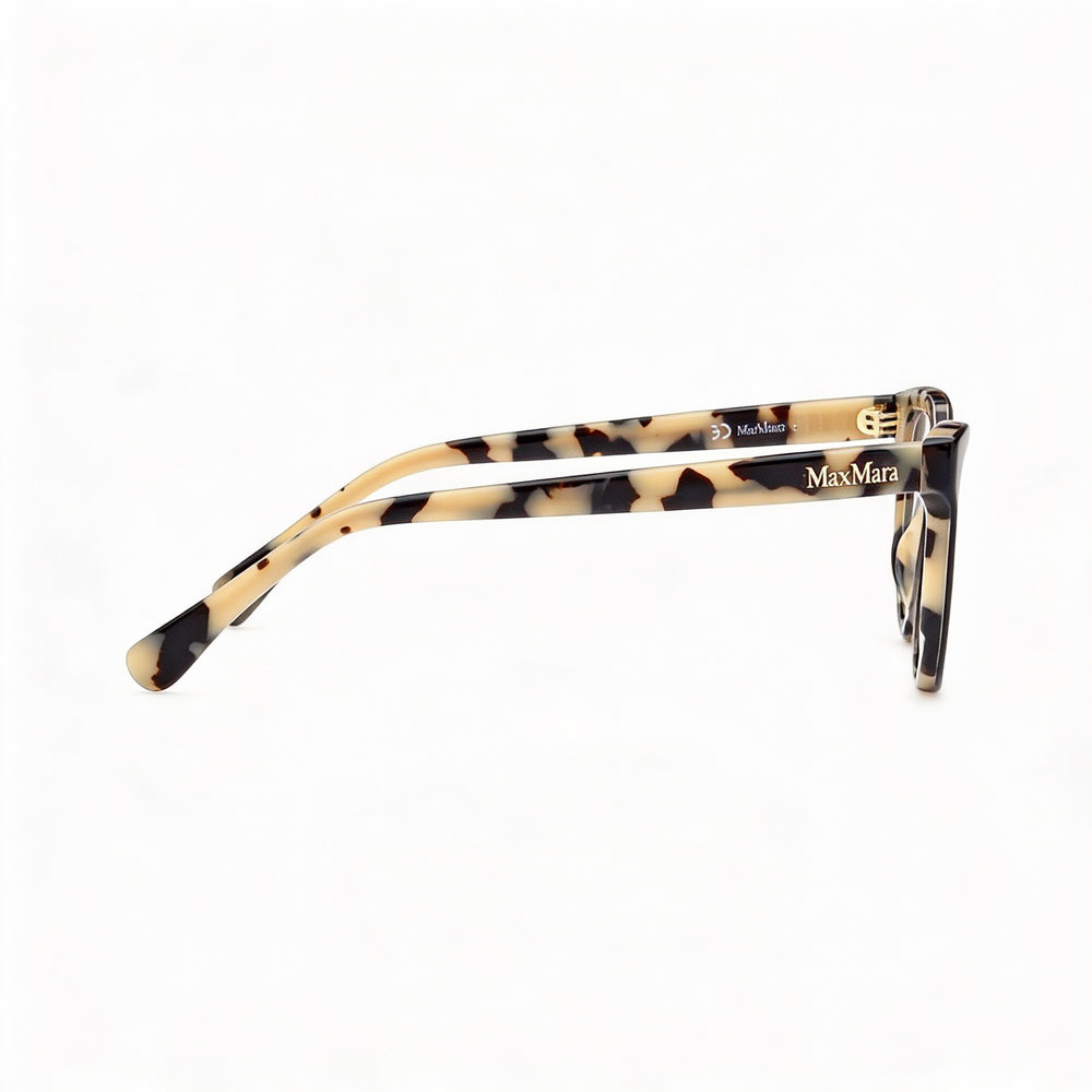 Gafas MaxMara informales con montura de plástico negra para mujer con lentes de plástico transparente 54-15-140