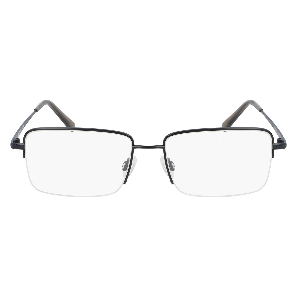 Flexon H6073 Men's Eyeglasses with Satin Navy Frame and Multicoloured Composite Lenses 2-18-150