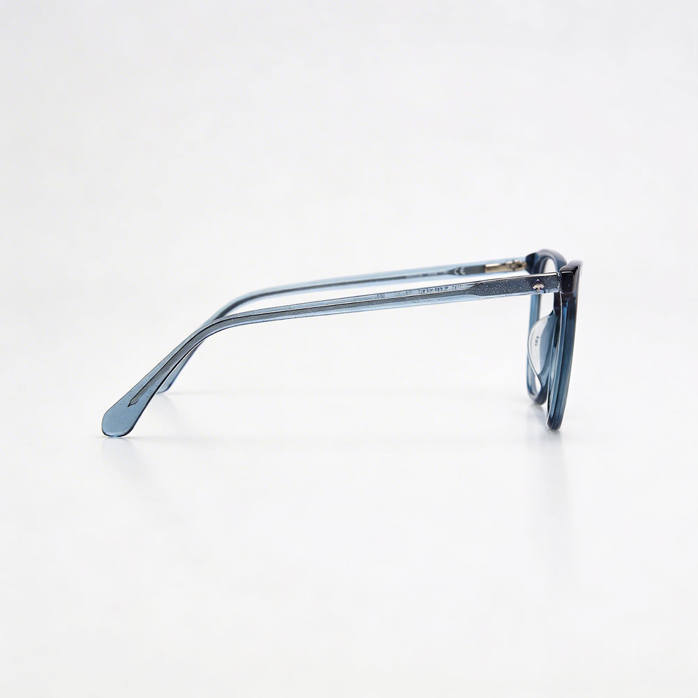 Kate Spade New York Modern Unisex Sunglasses with Blue Polycarbonate Lenses, 52mm Lens Width