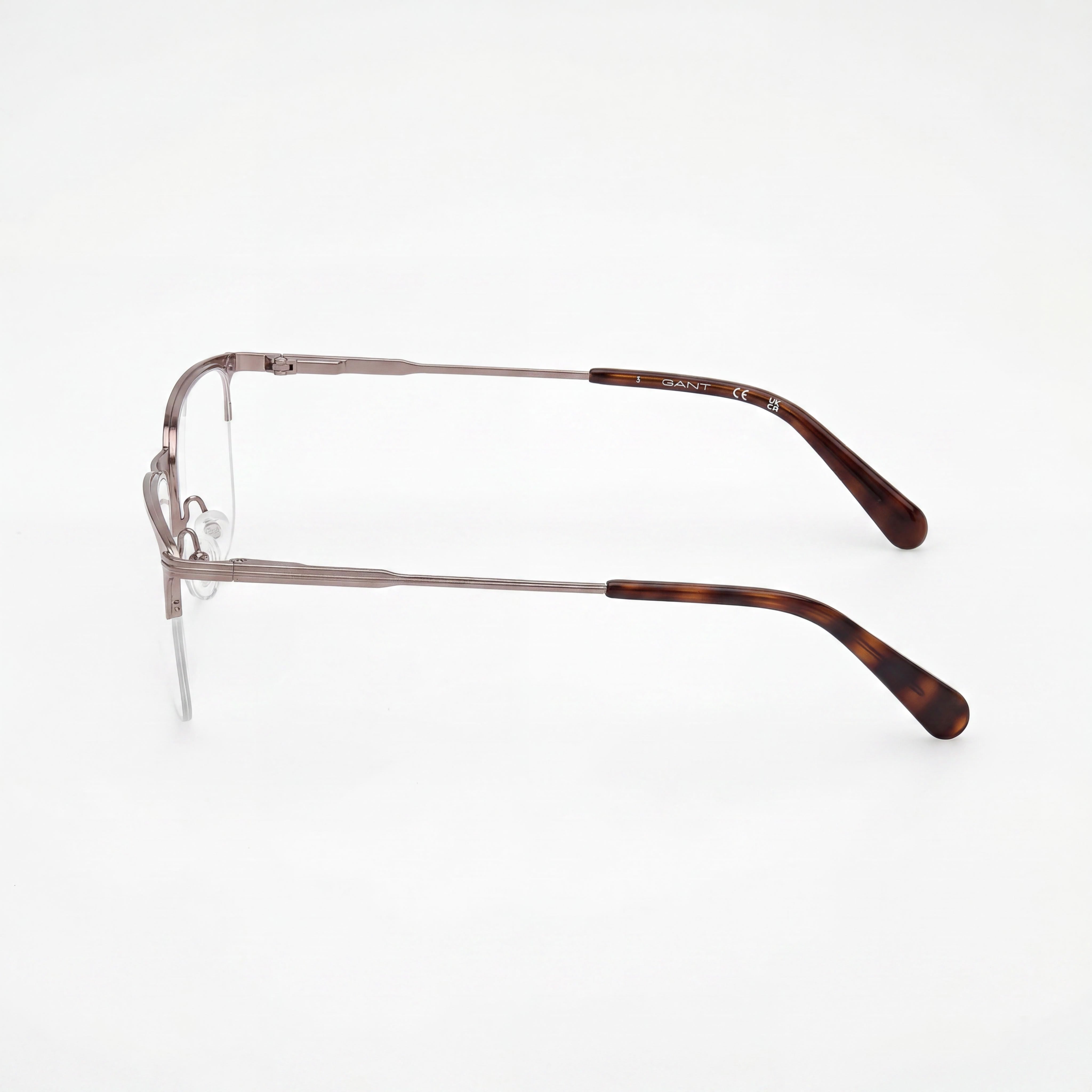 Gafas GANT Classic Unisex Montura Bronce, Bronce Oscuro Mate, Bronce Claro Mate Sin Cristales 53mm, Photo 2
