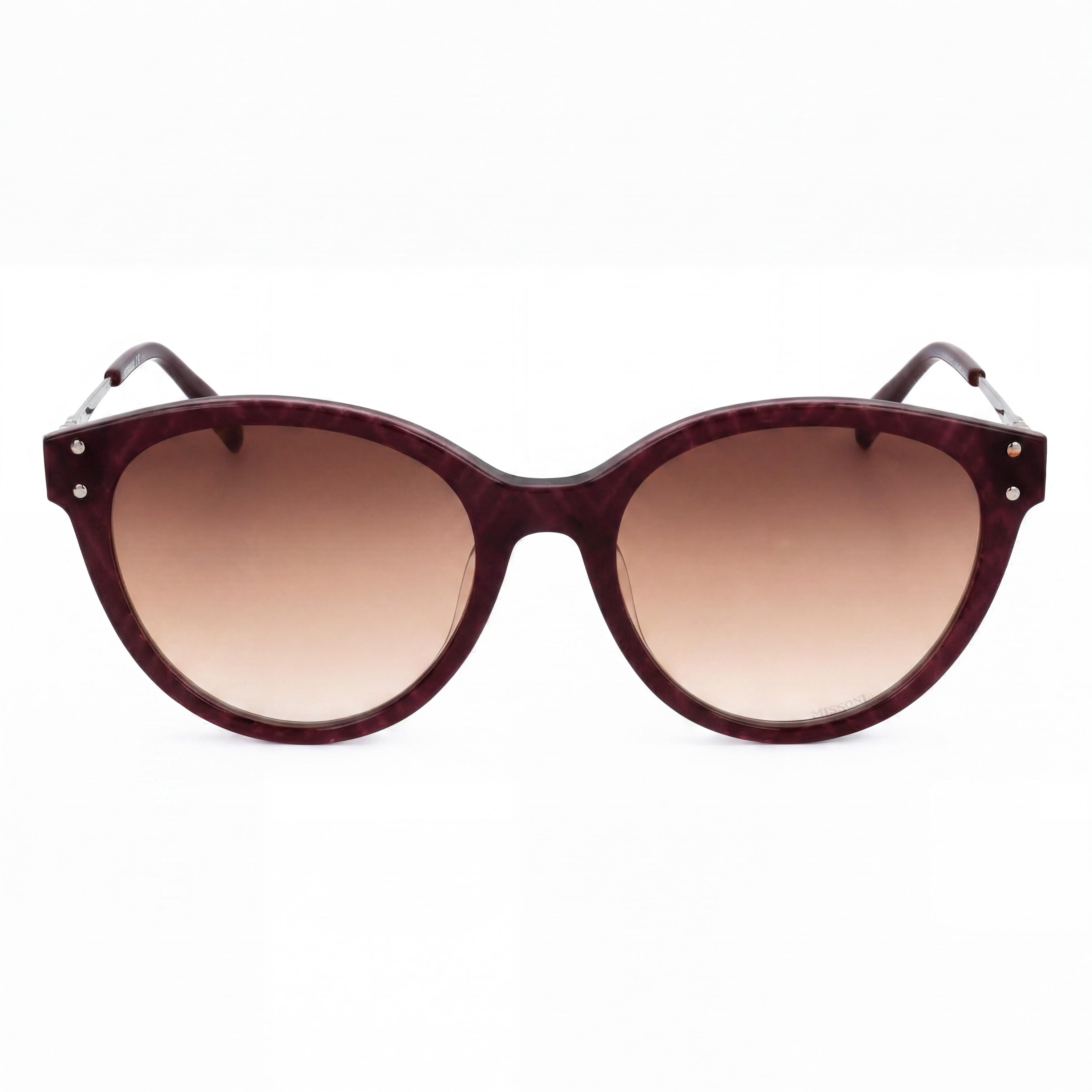Missoni Sport Women's Multicoloured Stainless Steel Sunglasses with Brown Lenses, Non-Polarized 53mm, Photo 2