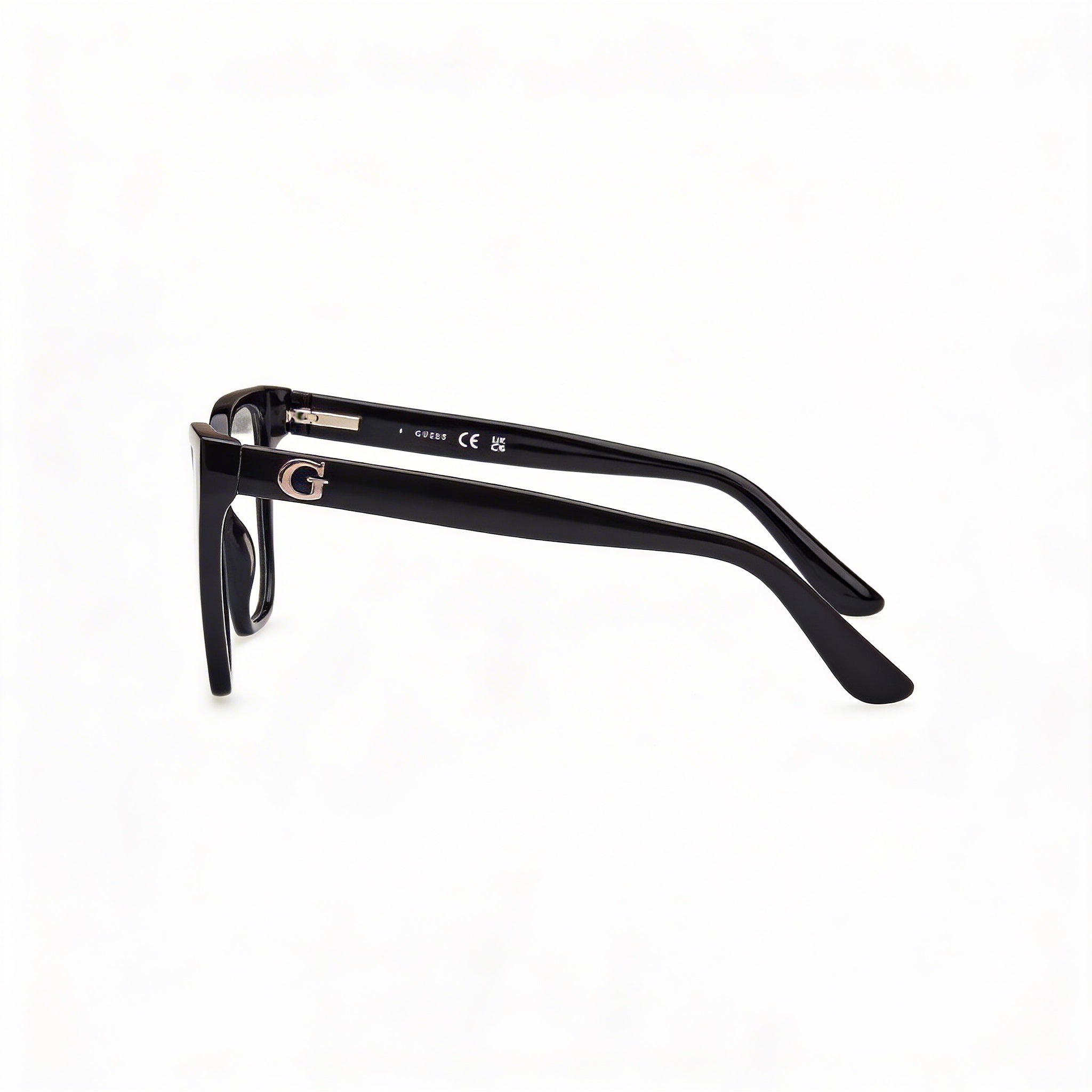 Guess Gu50235 Gafas de Mujer de Plástico Brillante Negro No- Lentes 52mm, Photo 3