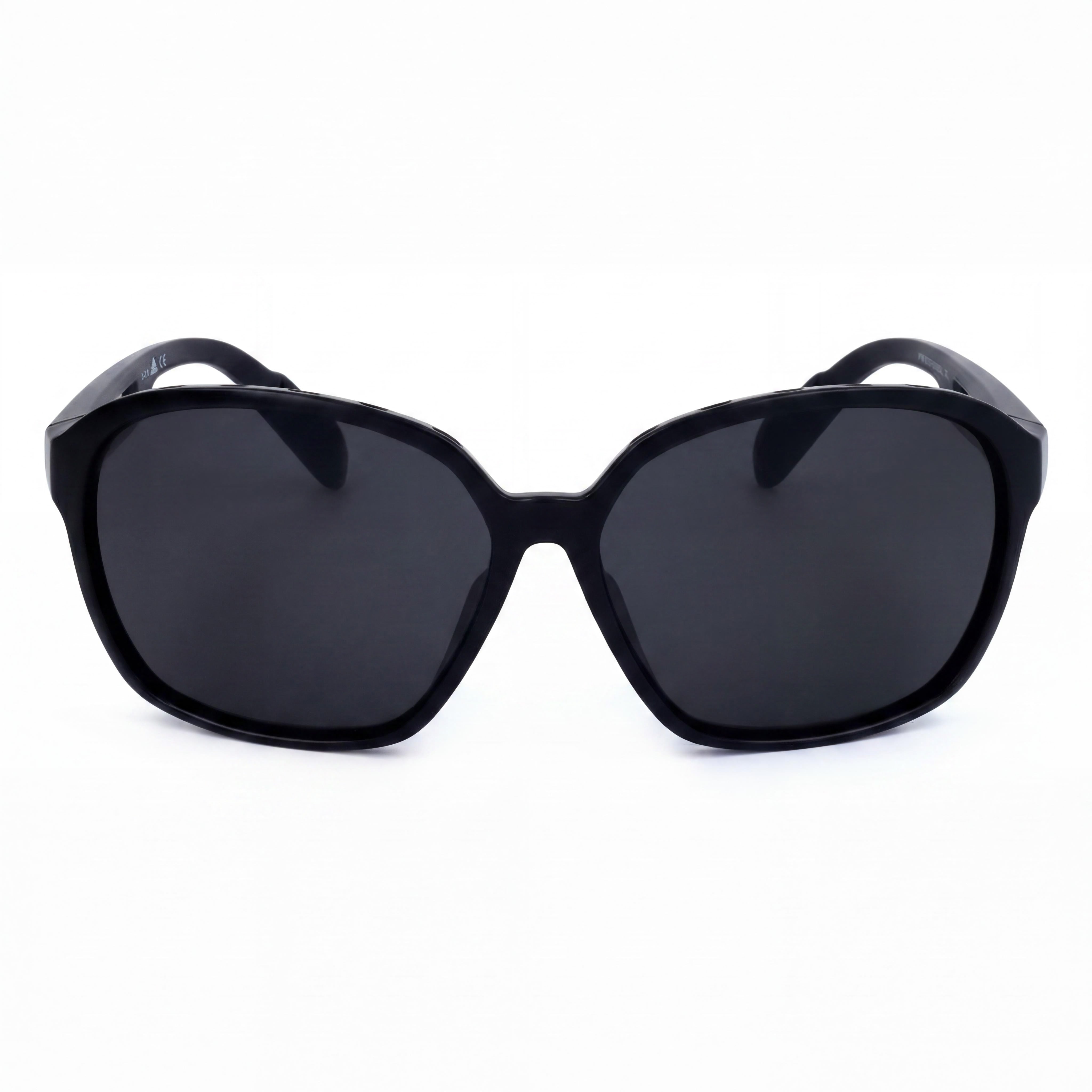 Adidas Sp0013 Women's Black Plastic Frame Grey Gradient Polycarbonate Lenses UV Protection 62mm, Photo 2