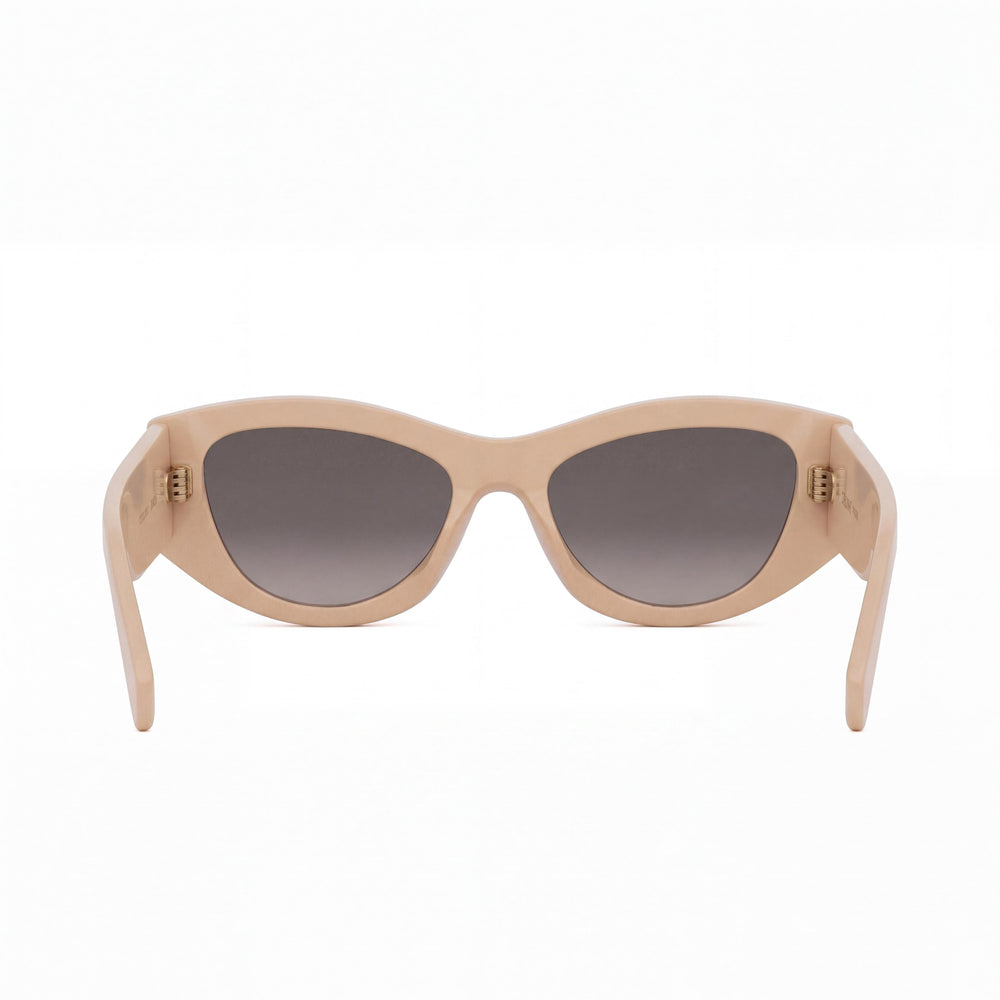 Celine CL40308U 57B Women's Classic Brown Acetate Sunglasses with Grey Lenses, 100% UV Protection, 55mm