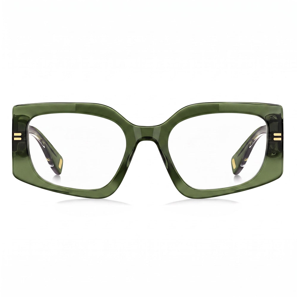 Marc Jacobs Classic Women's Eyeglasses with Green Plastic Frame and Multicolor Non-Polarized Polycarbonate Lenses, 53mm
