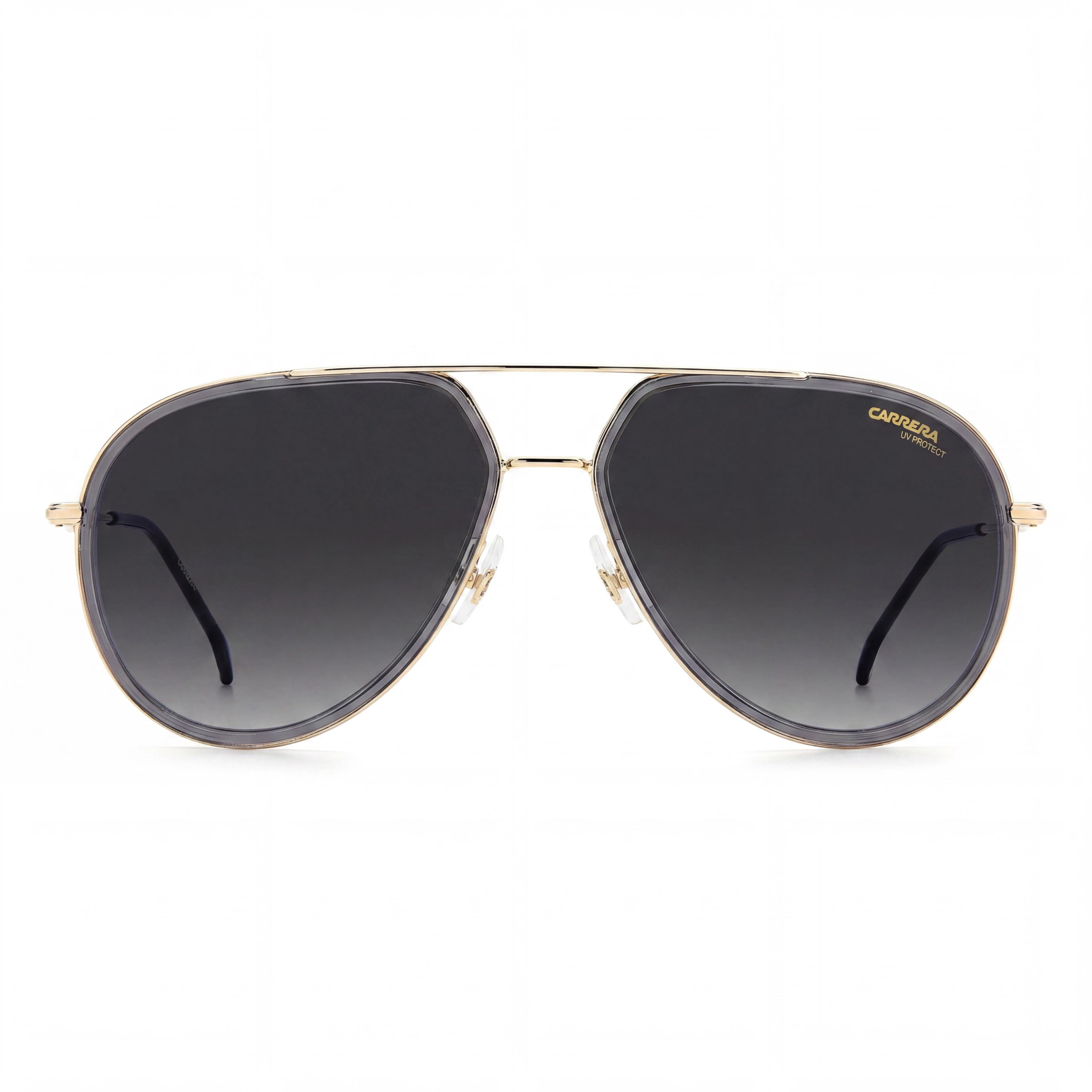 Carrera CARRERA 295/S Unisex Piloto Metal Transparente Gris Negro Polarizado Gris Degradado 100% UV Gafas de Sol 58mm, Photo 2