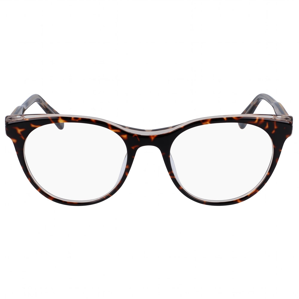 Calvin Klein Ckj19107 Women's Full Rim Cat Eye Dark Havana Frame Acetate Eyeglasses 52-19-140mm