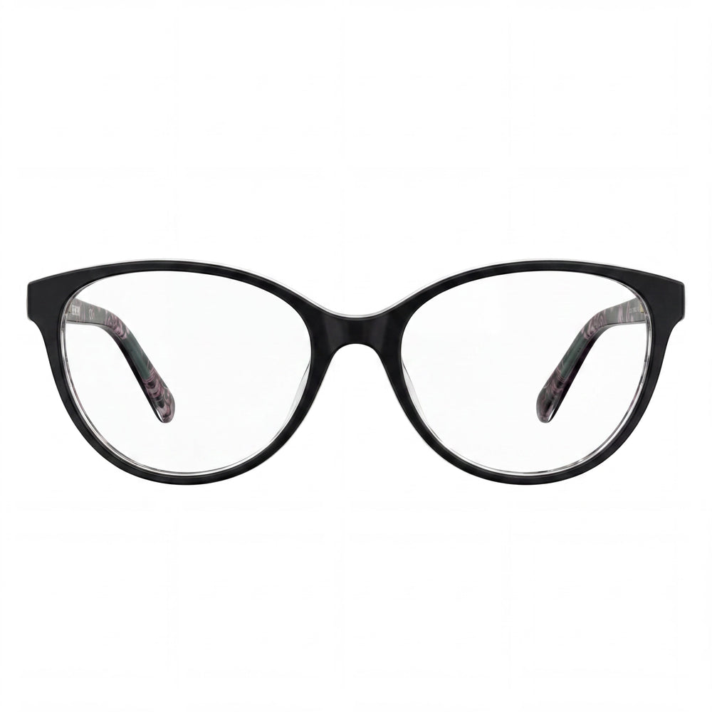 Montura de Gafas Moschino MOL525 para Mujer, Forma Cat Eye, Plástico Morado, Lente de 52mm, Puente de 17mm, Patilla de 145mm