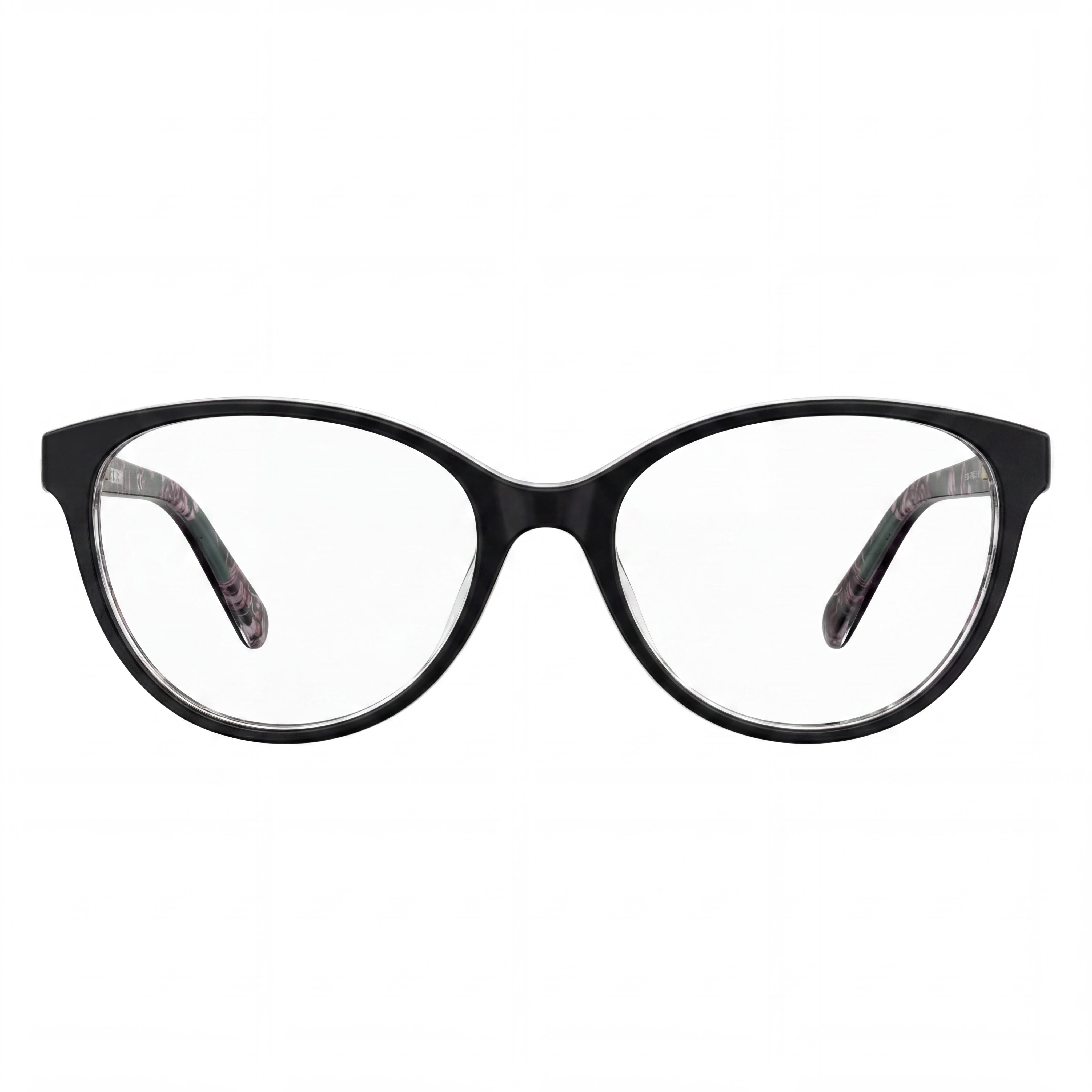 Moschino MOL525 Women's Cat Eye Plum Plastic Eyeglasses Frames 52mm Lens, 17mm Bridge, 145mm Temple, Photo 2