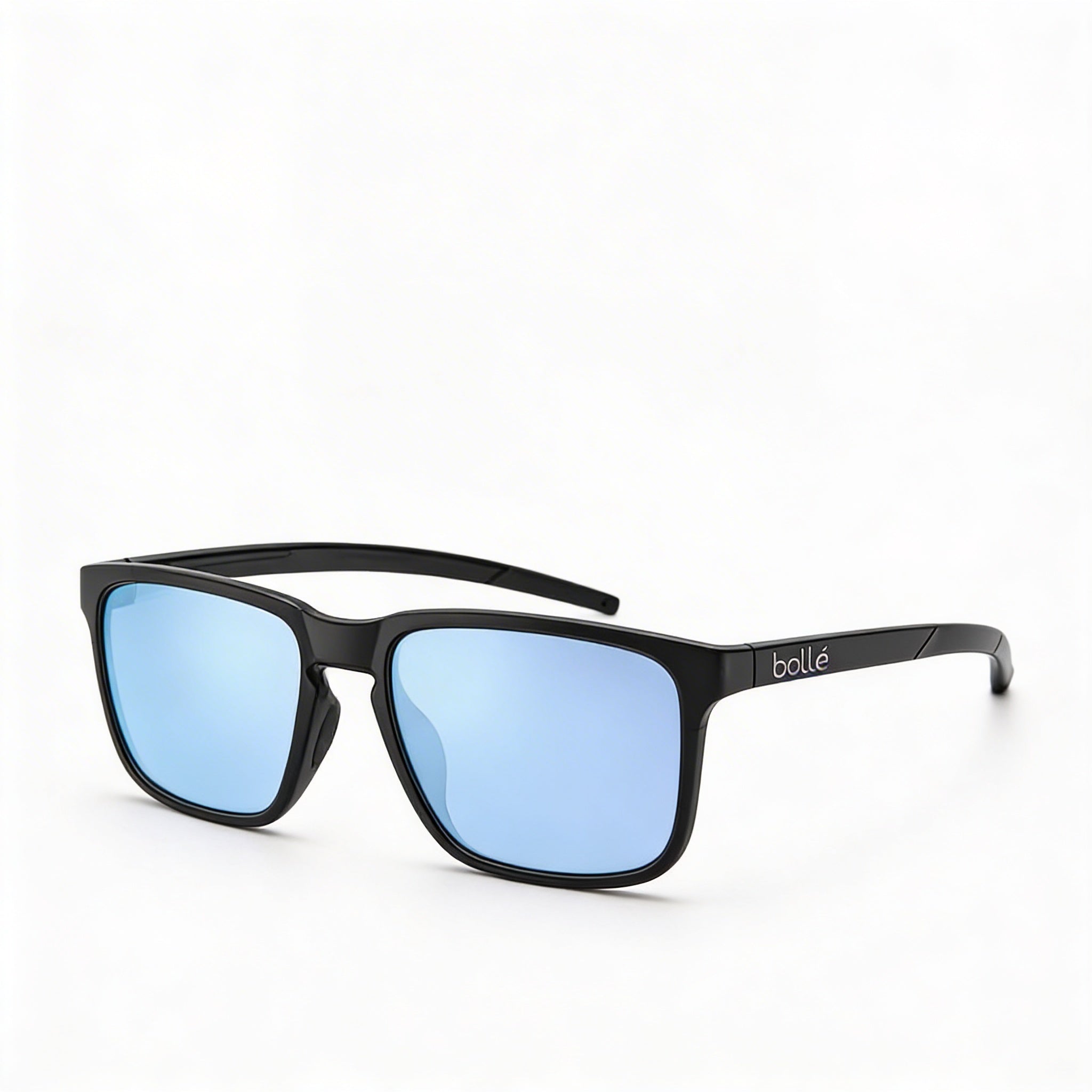 Gafas de sol bollé unisex con montura de nailon de colores, lentes polarizadas azul cielo y protección UV 100%, lente de 53 mm, patilla de 135 mm, Photo 1