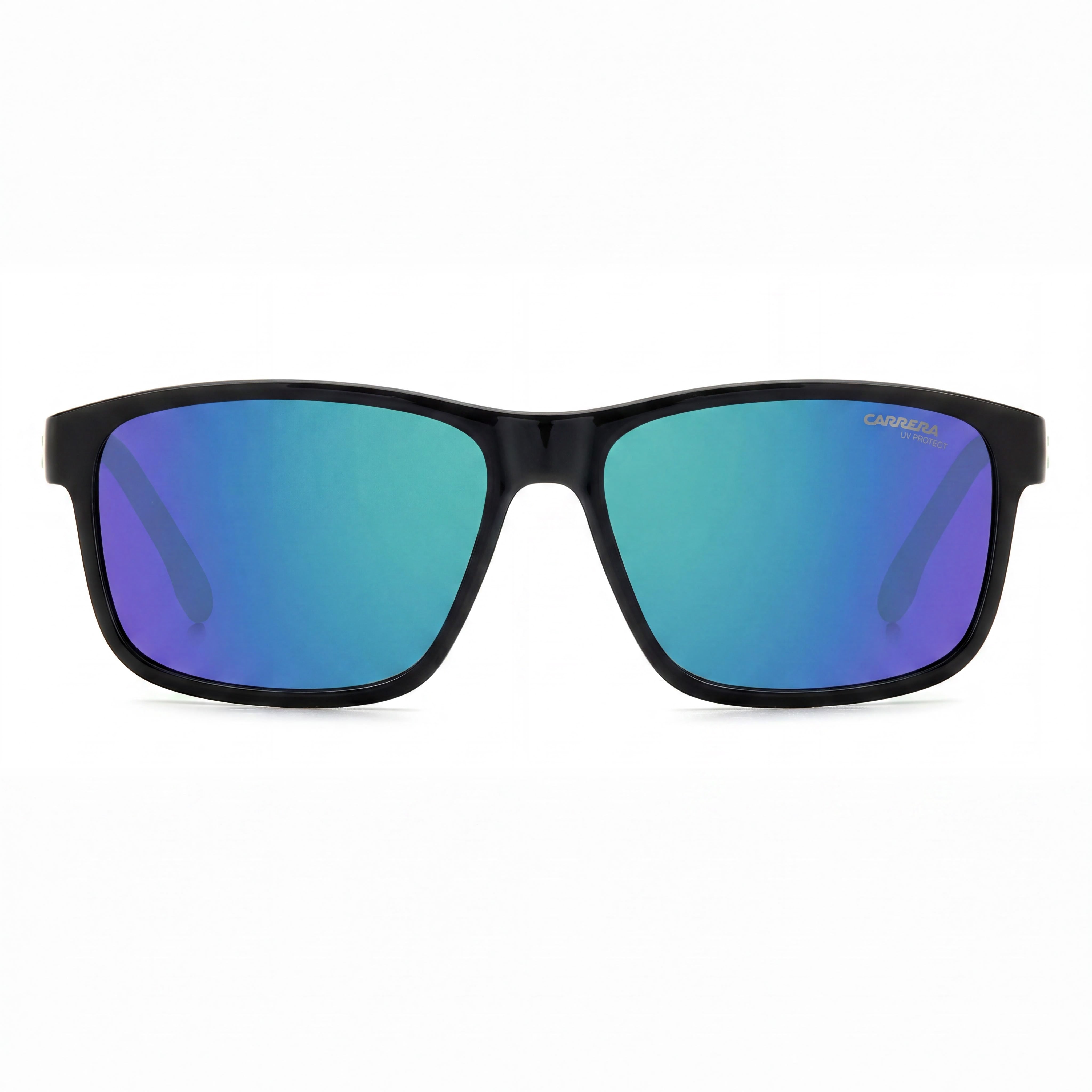 Carrera Casual Unisex Negro Verde Montura Verde Lente Multicapa Poliamida Protección UV No Polarizada 54mm, Photo 2