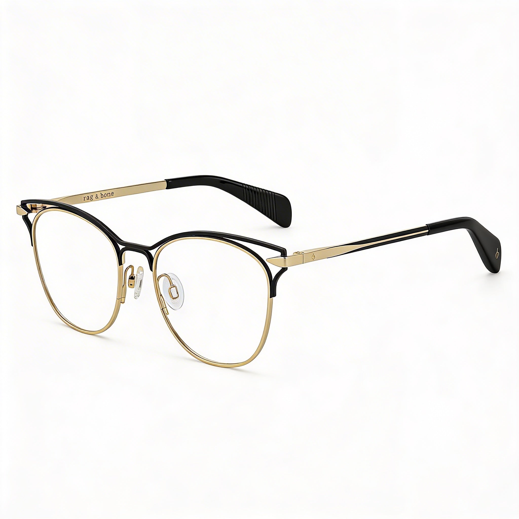 Rag & Bone Rnb 3019 Women's Gold Black Polycarbonate Non- 51mm, Photo 1