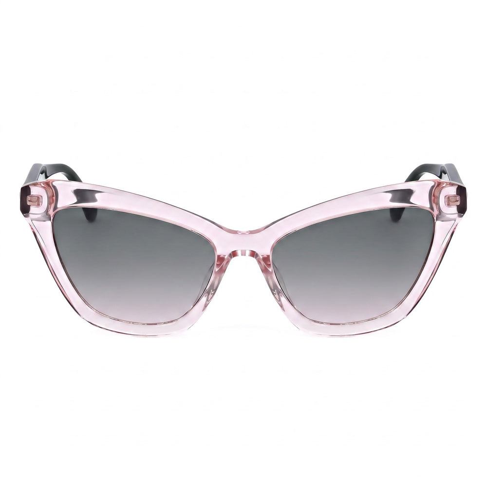 kate spade new york Gafas de sol sostenibles para mujer ECO ACETATE de color rosa con protección UV, lentes verdes rosas, 54 mm