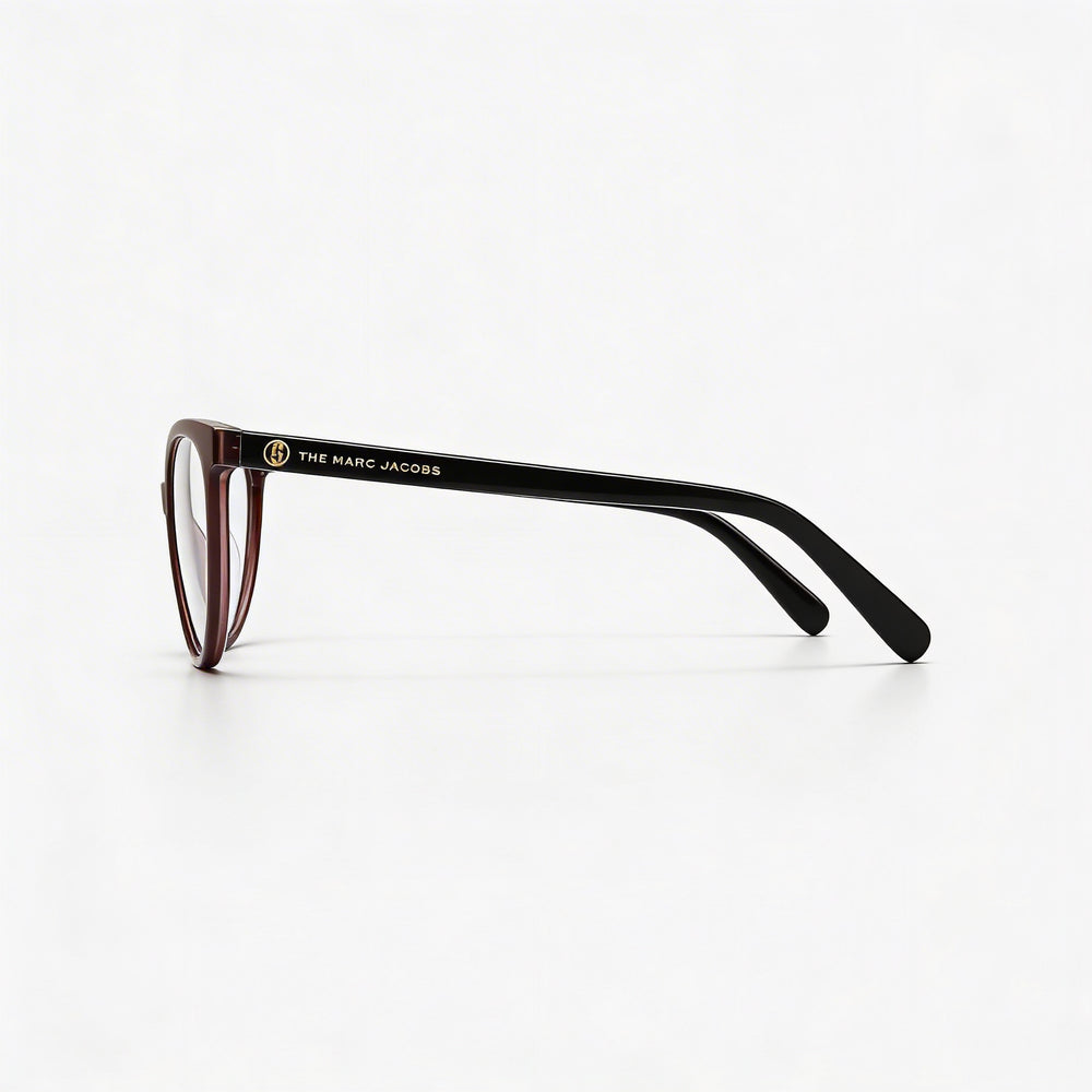 Gafas de sol Marc Jacobs Comtemporary Collection Marc 560 para mujer, montura ojo de gato de acetato burdeos gris, ancho de lente de 54 mm