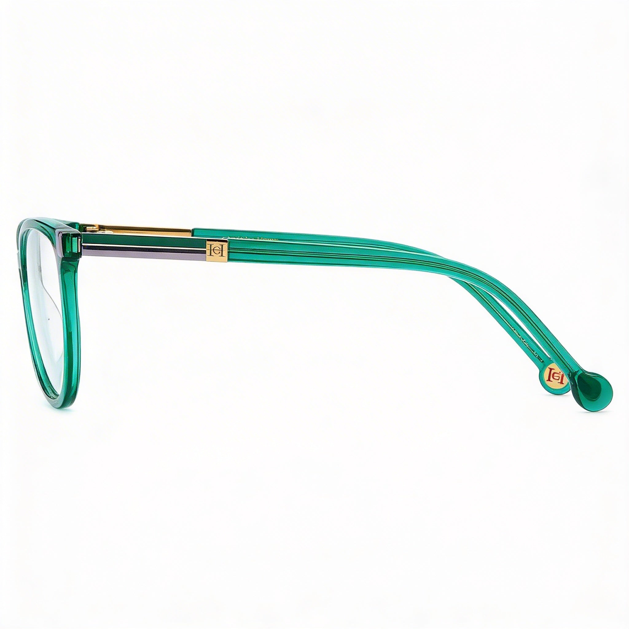 Carolina Herrera Her 0163 Modern Women's Multicolored Plastic Frame Green Lilac Lens Sunglasses 53mm, Photo 3