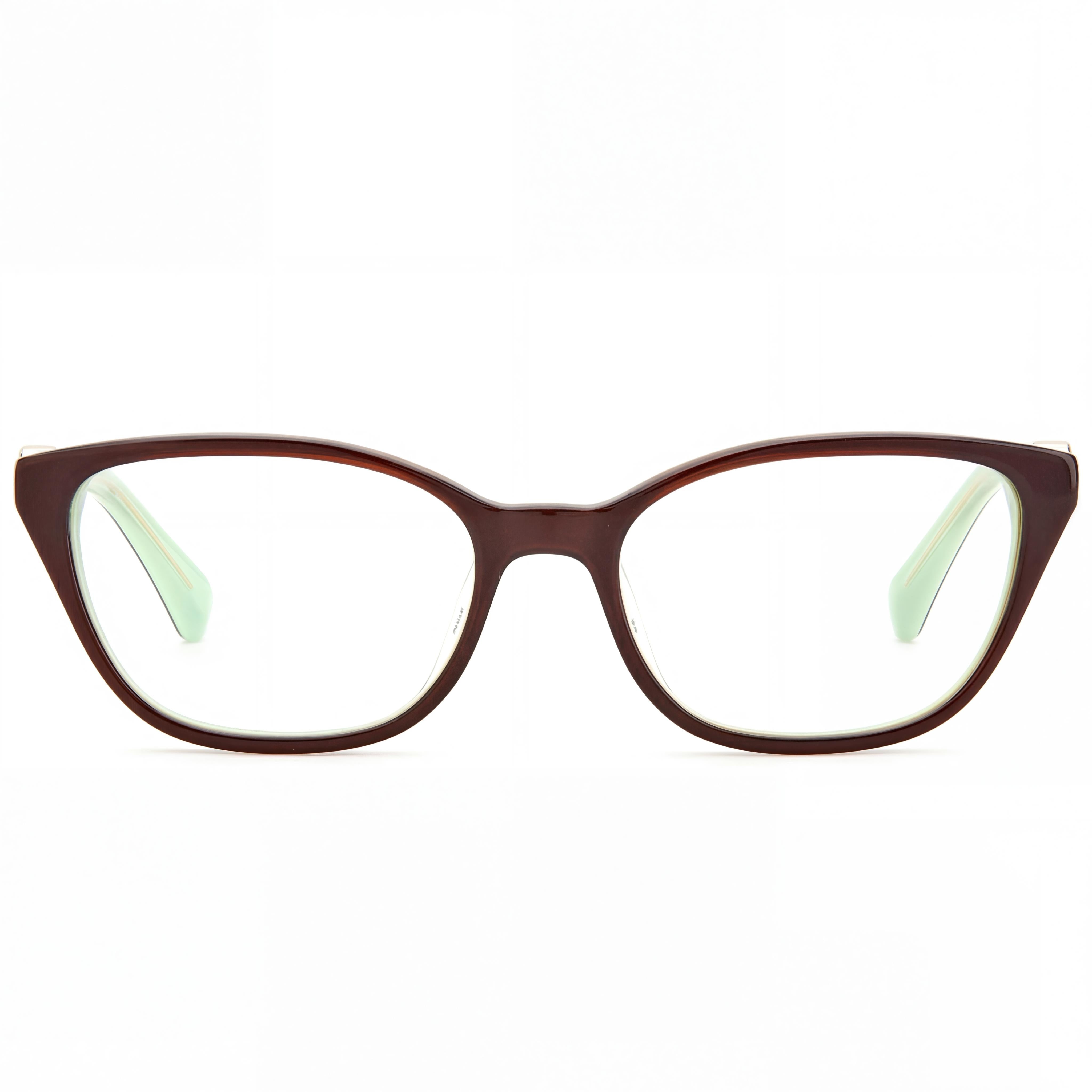 kate spade new york Women's Emmalee Eyewear featuring a Brown Plastic Frame, 51mm Lens Width, Photo 2