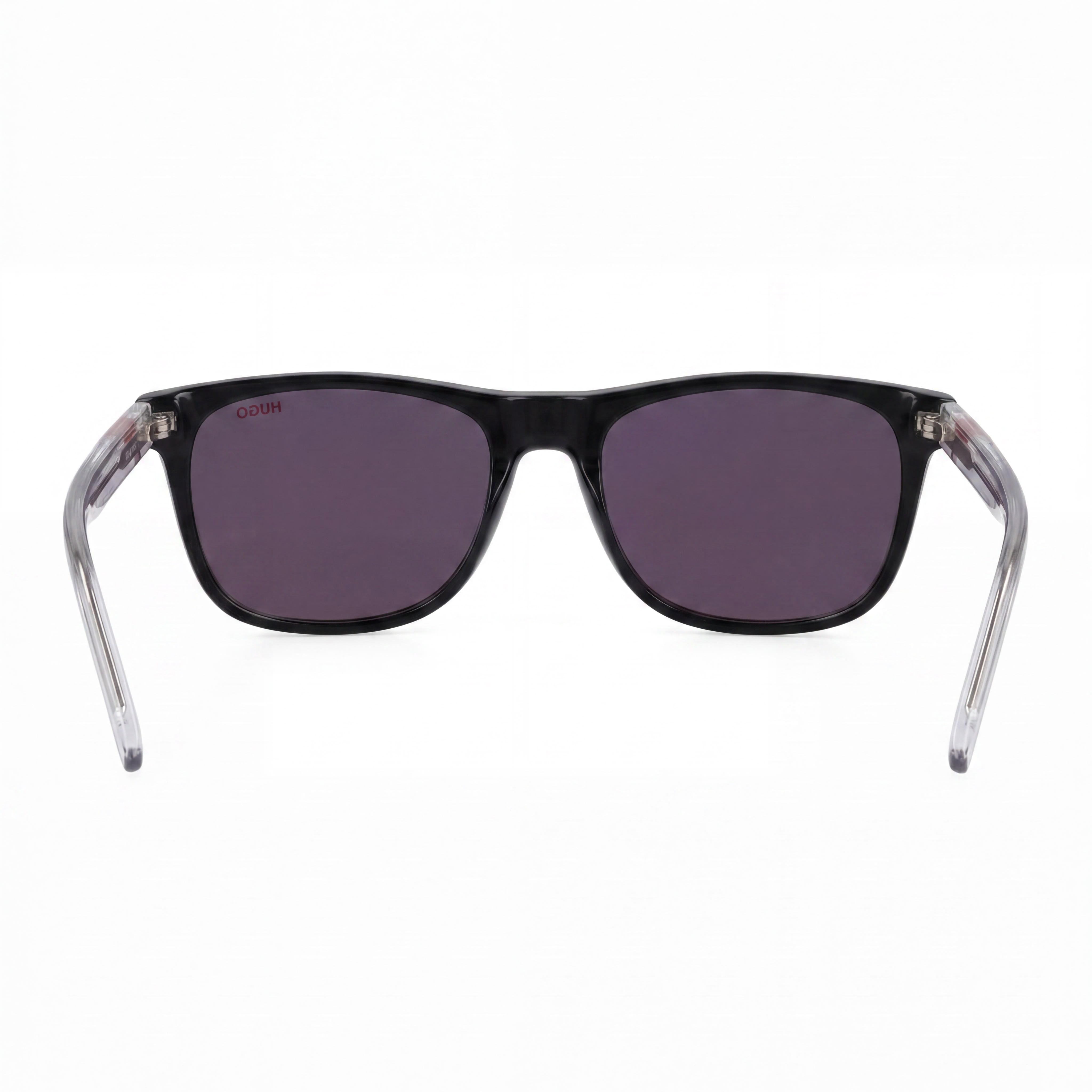 HUGO Classic Women's Black Crystal Acetate Frame Polycarbonate Lens UV Protection Sunglasses 56mm, Photo 2