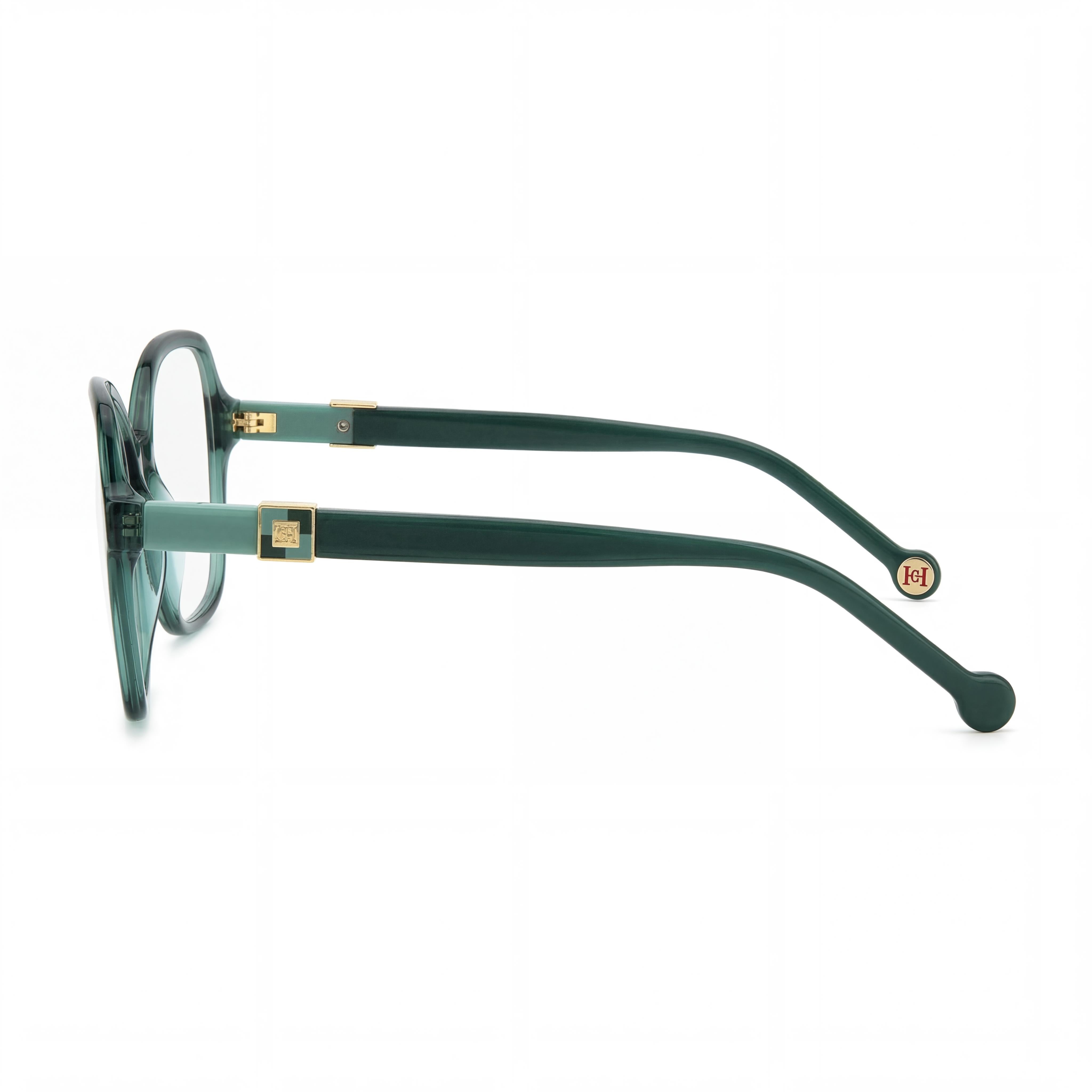 Carolina Herrera Modern Style Women's Eyewear, Green Frame and Green Lenses, 18mm Bridge, 145mm Temple Length, Photo 3