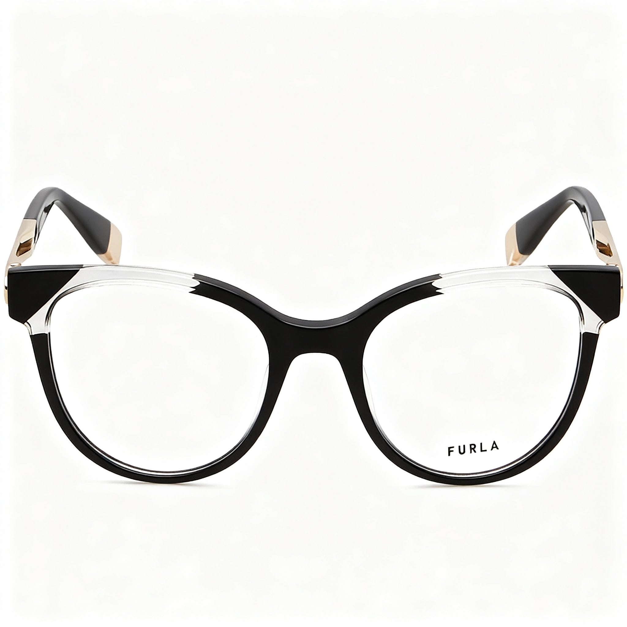 Furla VFU672 Women's Classic Black Acetate Non-Polarized Optical Frames 51mm, Photo 3