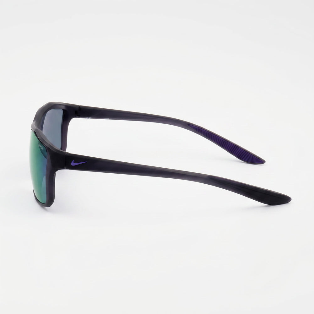 Gafas de sol Nike Windstorm unisex de plástico mate violeta con efecto espejo de 65 mm