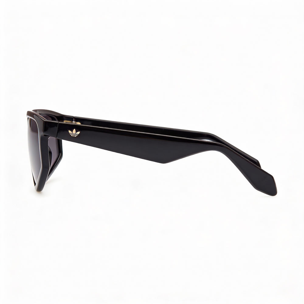 adidas Originals Or0108 Unisex Shiny Black Eyeglasses Frames, Ready for Prescription Lenses, Featuring Clear Demo Lenses