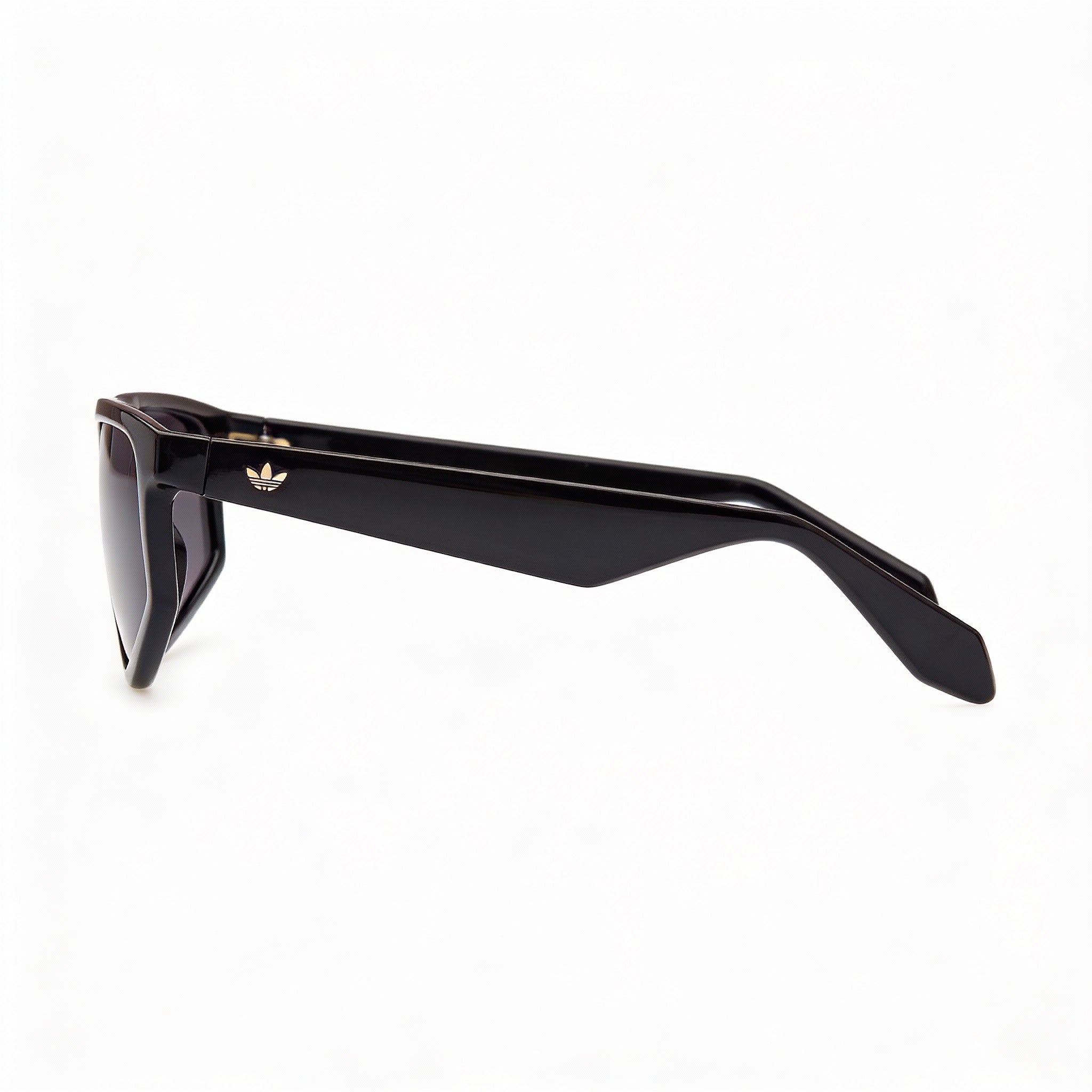 adidas Originals Or0108 Unisex Shiny Black Eyeglasses Frames, Ready for Prescription Lenses, Featuring Clear Demo Lenses, Photo 3