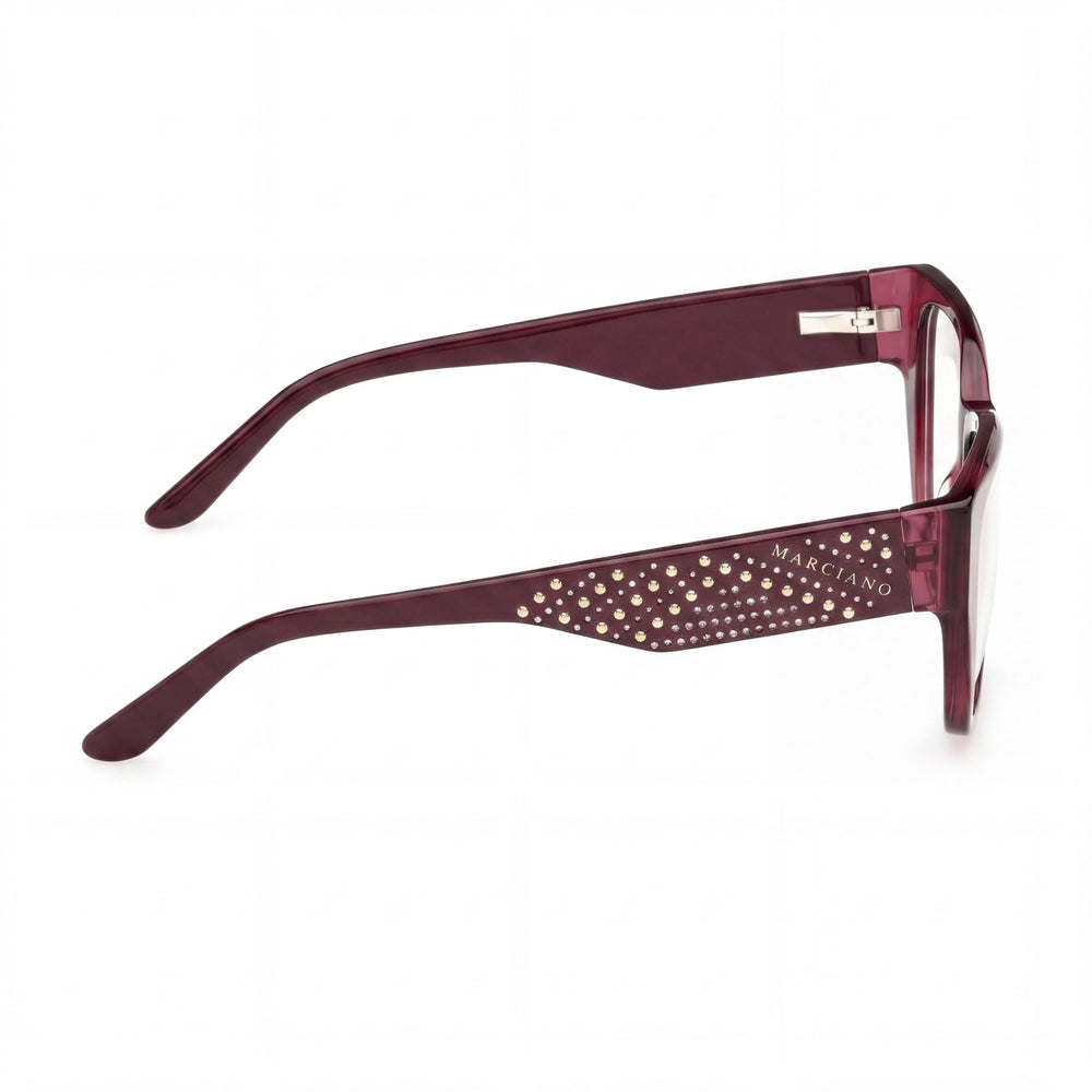 GUESS by Marciano Gm50019 Women's Plastic Frame Polycarbonate Non- Eyewear Bordeaux 52-15-140