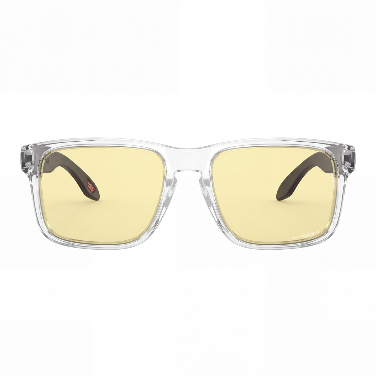 Oakley Men's Oo9102 Holbrook Square Sunglasses, Clear, Prizm Gaming 2.0 Lenses, 100% UV Protection, 57mm, Photo 2