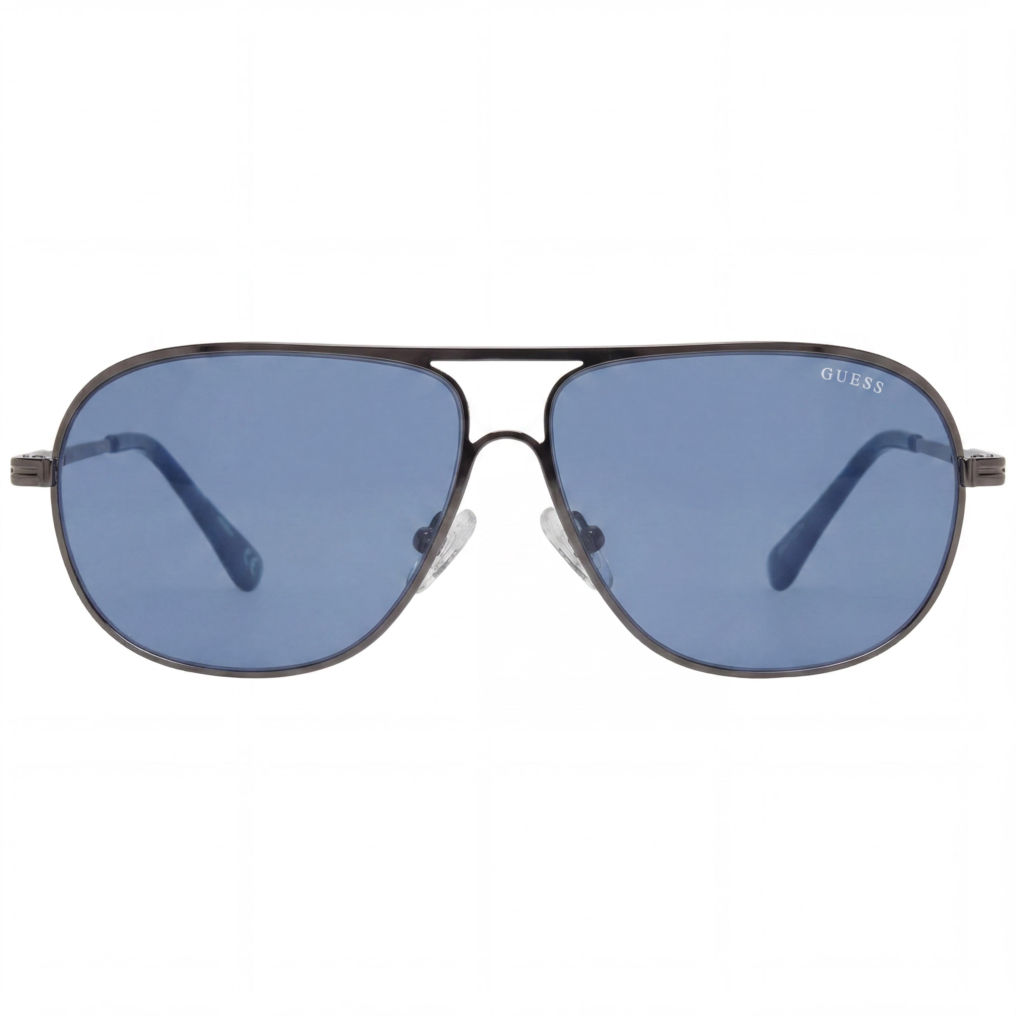 Guess Gf0208 Men's Metal Aviator Gunmetal Sunglasses 100% UV Protection, Photo 2