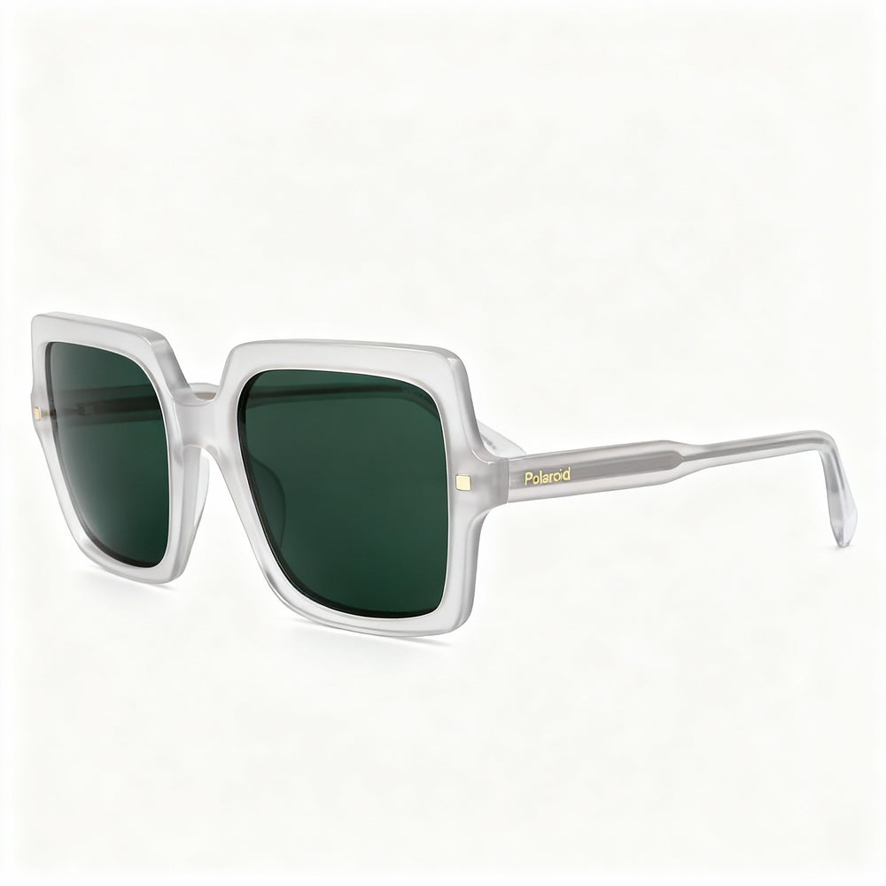 Polaroid PLD 4165/S/X Women's Casual Style Grey Plastic Frame Green Polarized Sunglasses 55mm