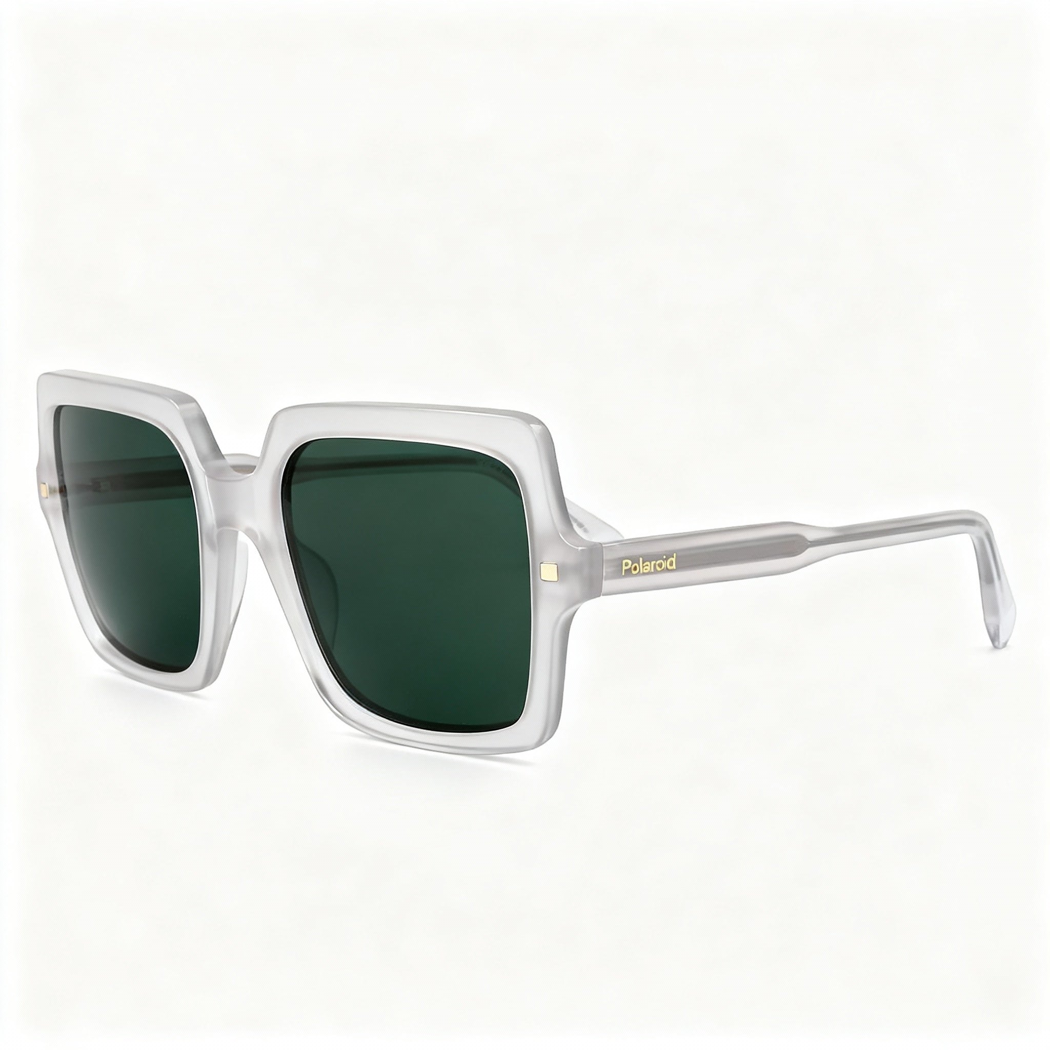 Polaroid PLD 4165/S/X Women's Casual Style Grey Plastic Frame Green Polarized Sunglasses 55mm, Photo 3