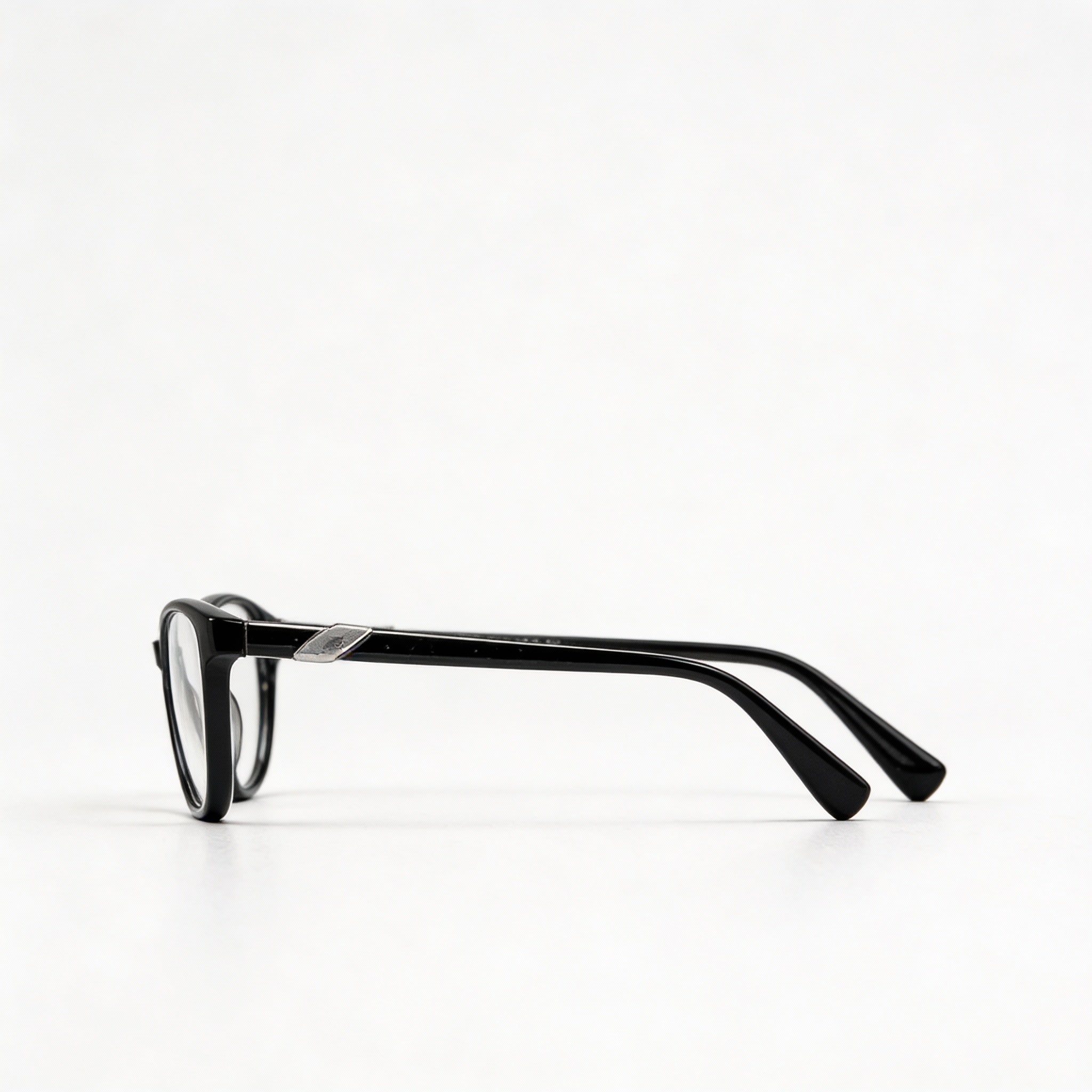 Pierre Cardin Women's Classic Model Black Grey Stripe Plastic Eyeglasses 53-16-135, Photo 2