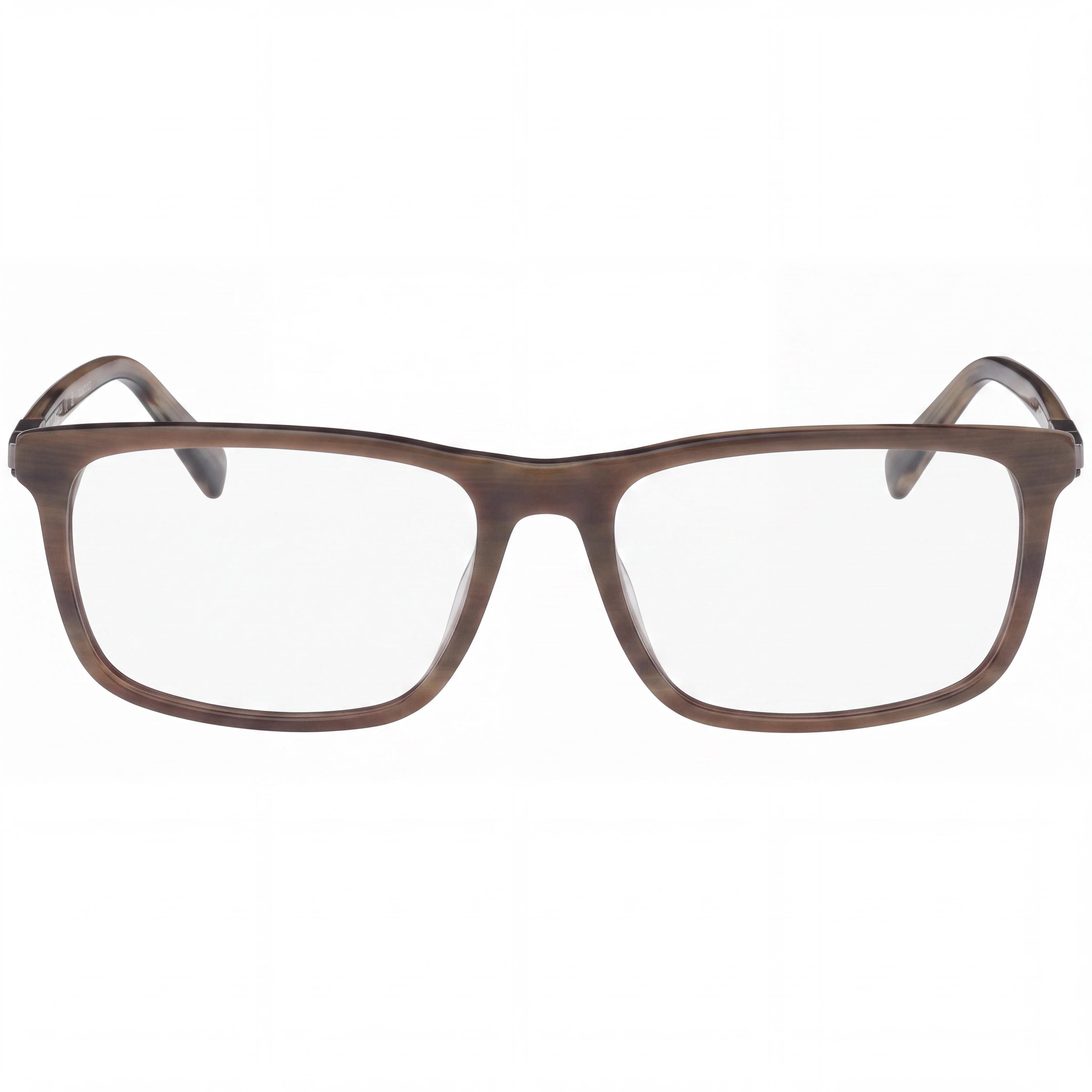 Monturas de Gafas para Hombre Kenneth Cole New York, Color Marrón Claro, con Lentes Transparentes de Demostración, Listas para Receta Personalizada, Photo 2