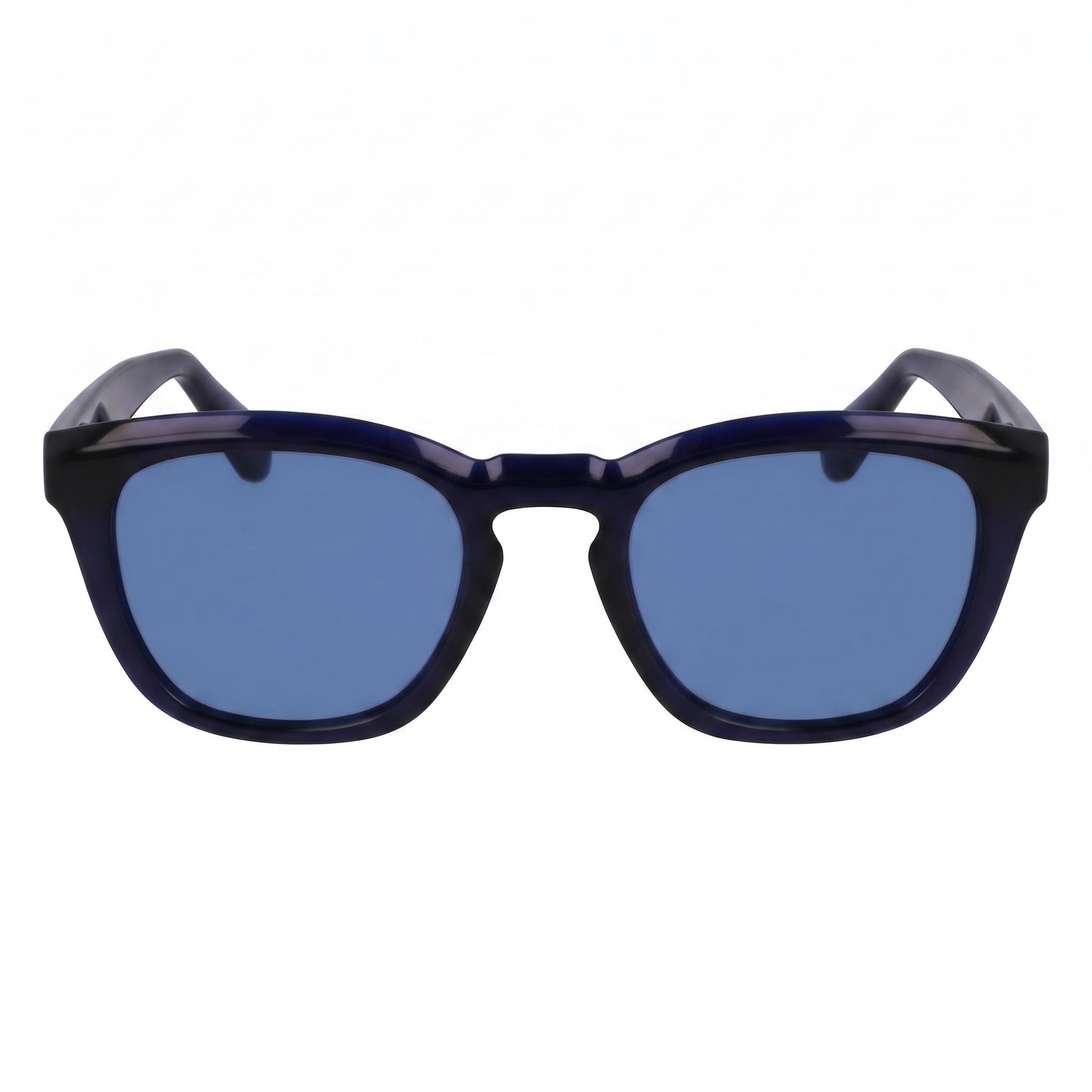 Gafas de sol Ferragamo para hombre, modelo SF2040SE, montura de titanio azul transparente, protección UV 400 no polarizada, 50 mm, Photo 2