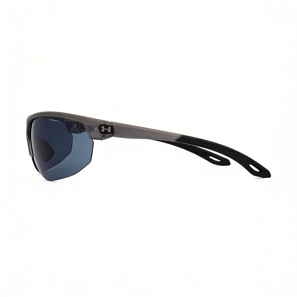 Under Armour Classic Unisex Grey Sunglasses with Polycarbonate Frame and Lens, UV Protection, 71mm Lens Width