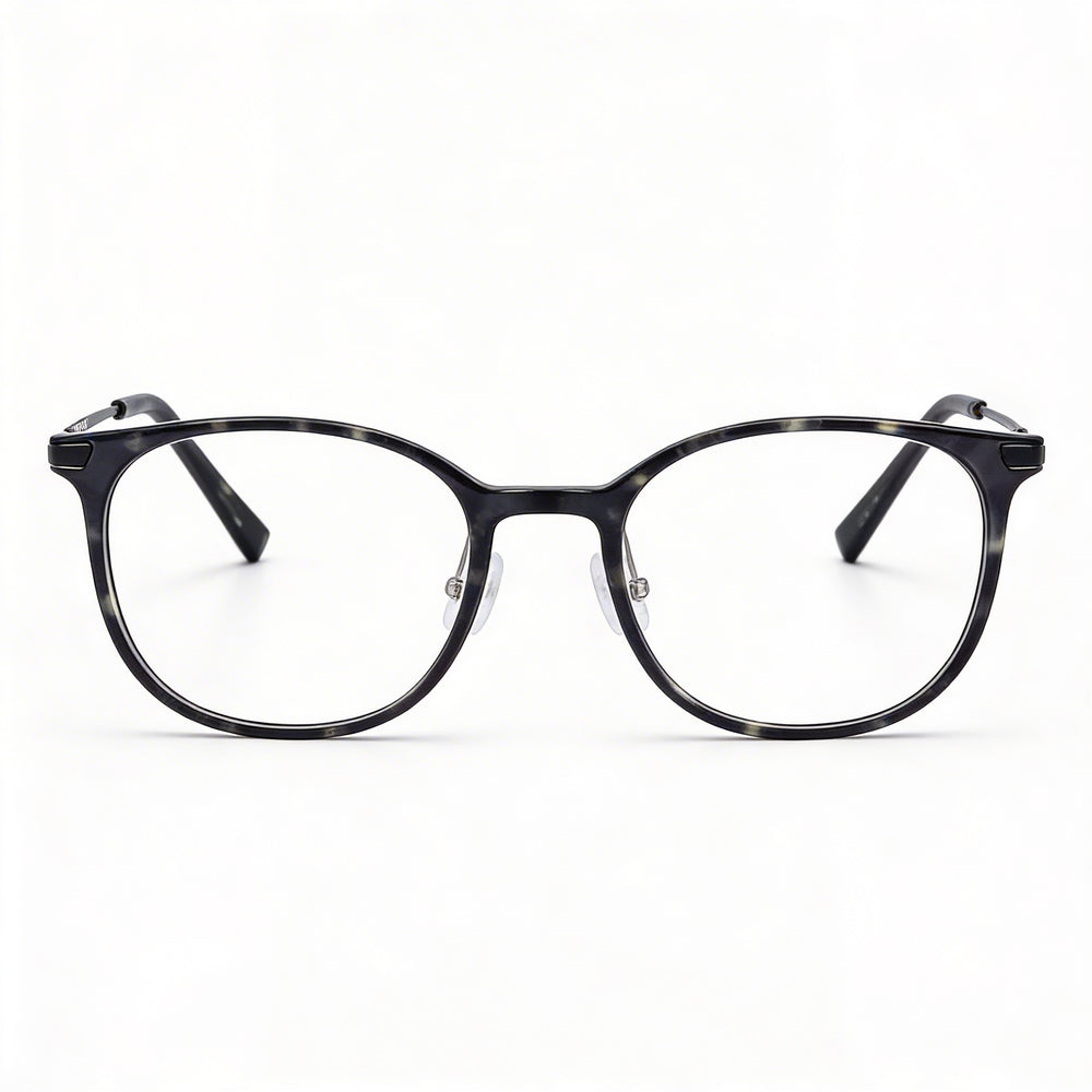 Gafas graduadas unisex Flexon Ep8002 de acetato en carey gris brillante, 52 mm