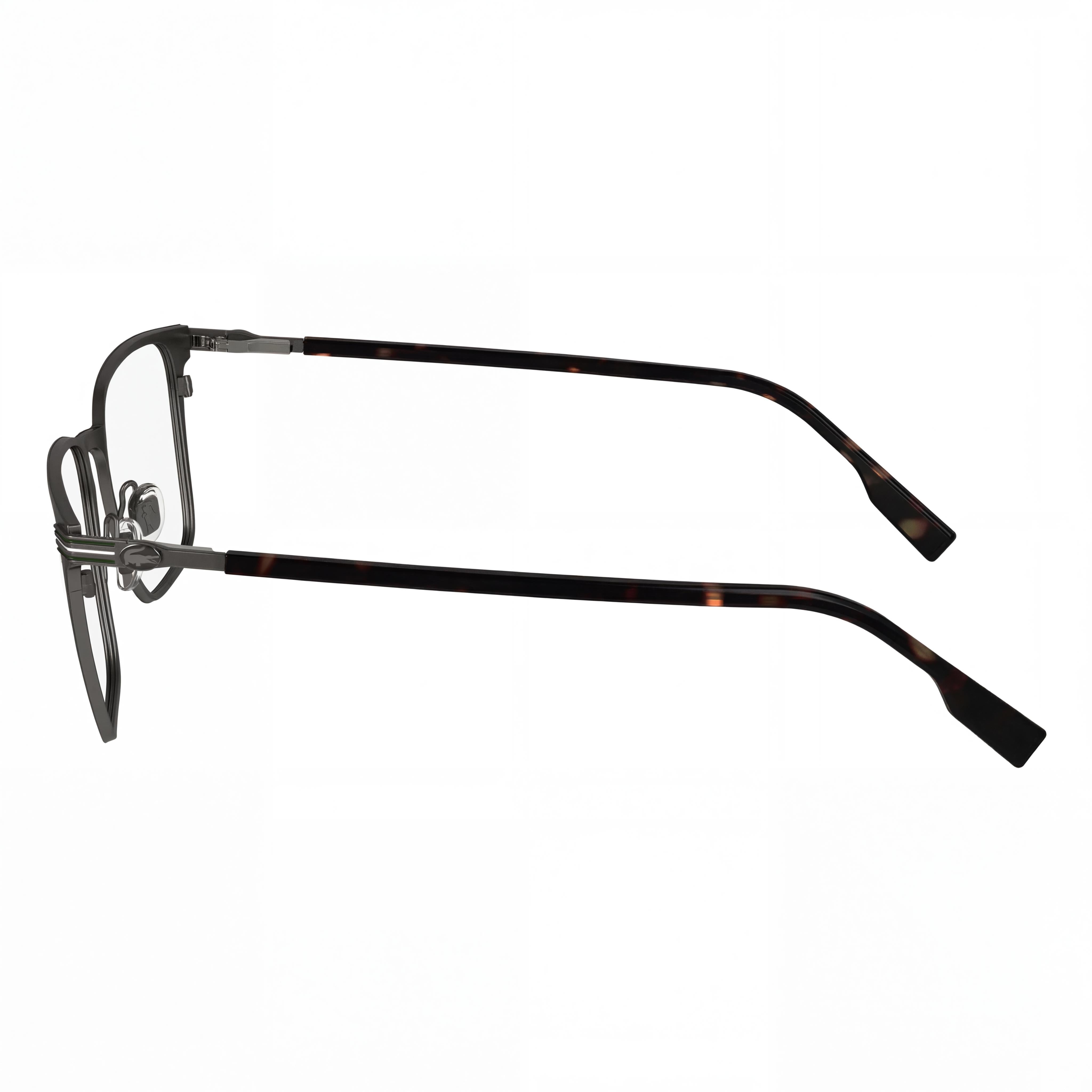 Lacoste Casual Unisex Acetate Frame Gunmetal Optical Eyeglasses 53mm Lens 18mm Bridge 145mm Temples, Photo 2