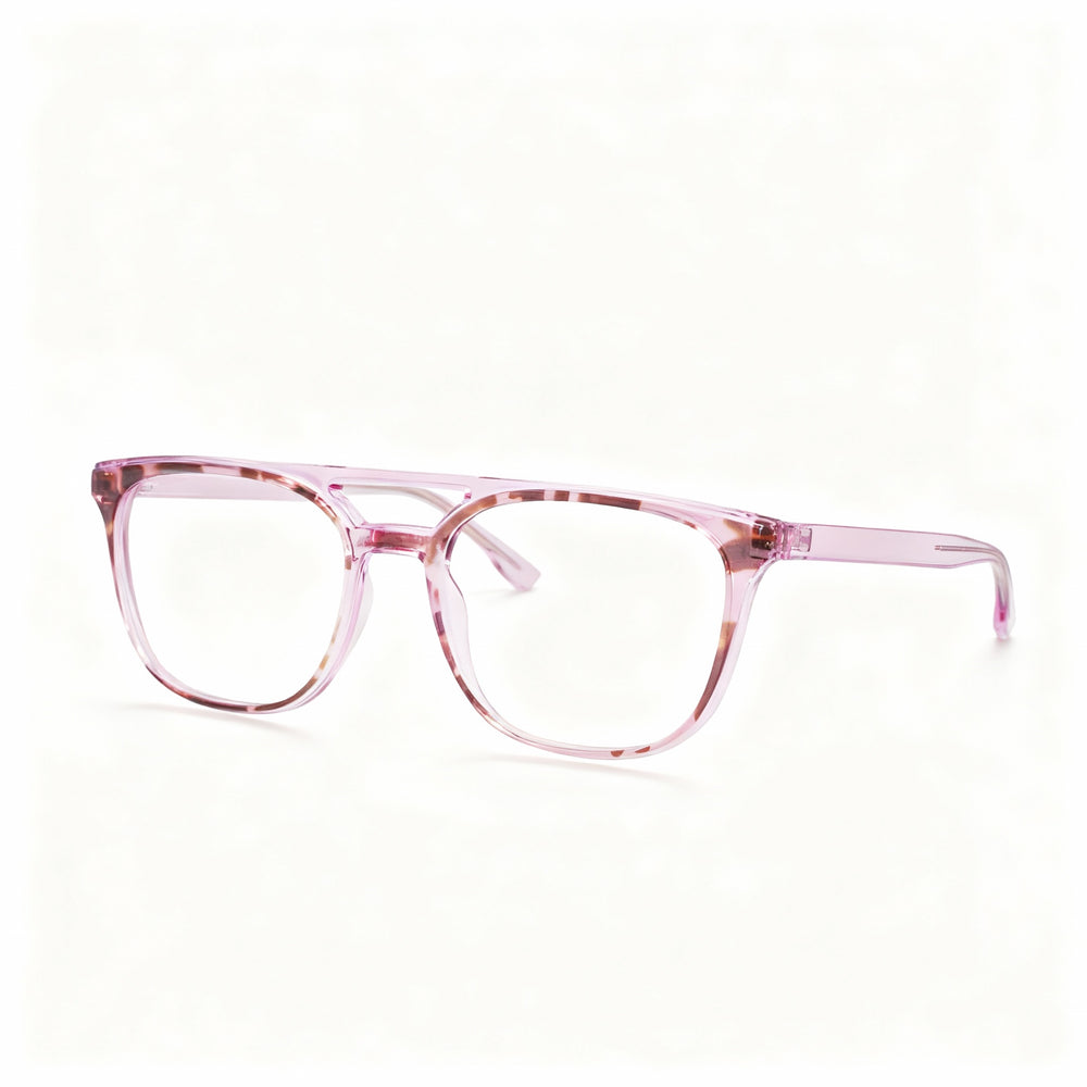 MCALLISTER Mc4533 Men's Metal Purple Tortoise Optical Frames with Clear Demo Lenses 55-18-140