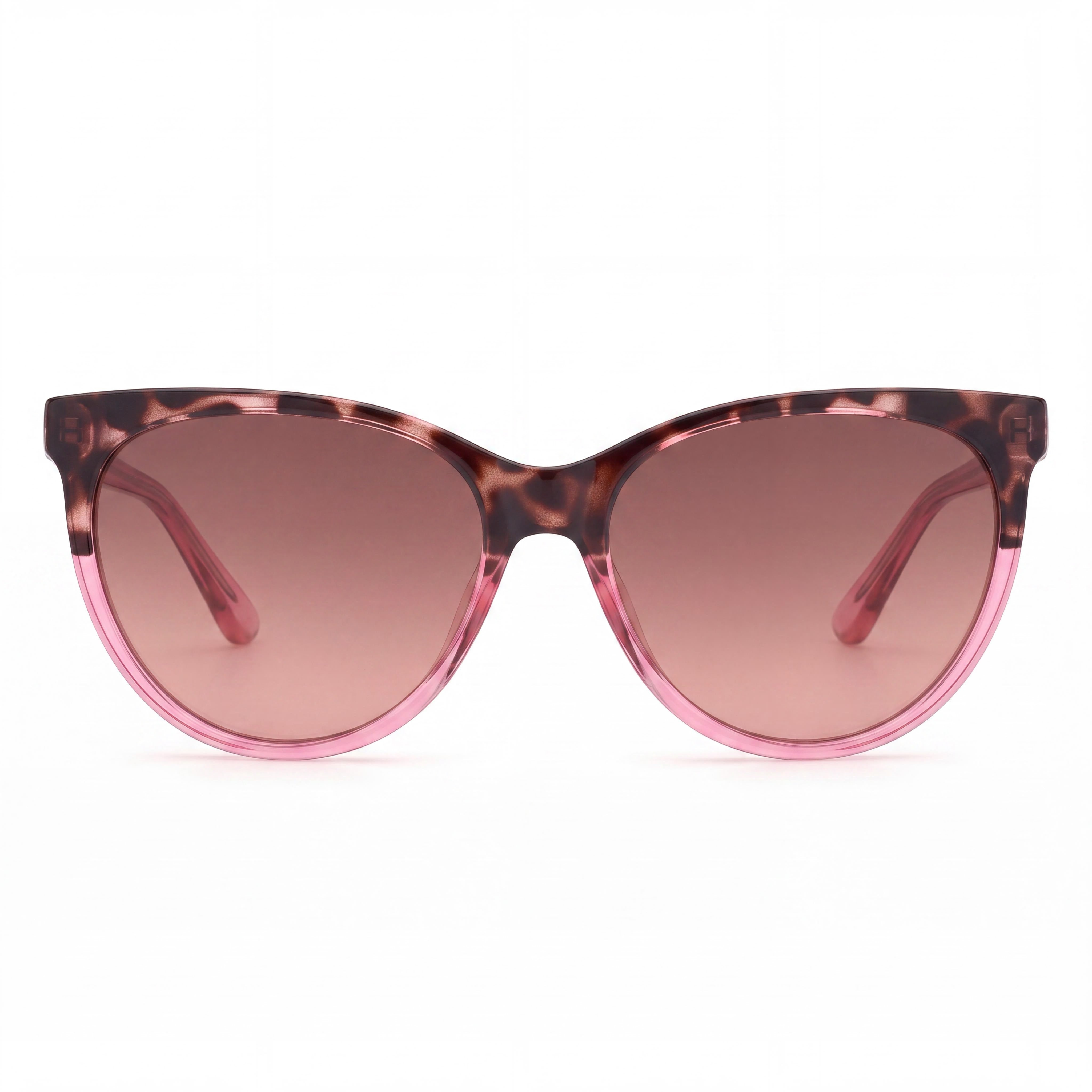 GUESS GU777872U58 Women's Round Shiny Pink Plastic Frame Bordeaux Mirror UV Protected Lenses 58mm, Photo 2
