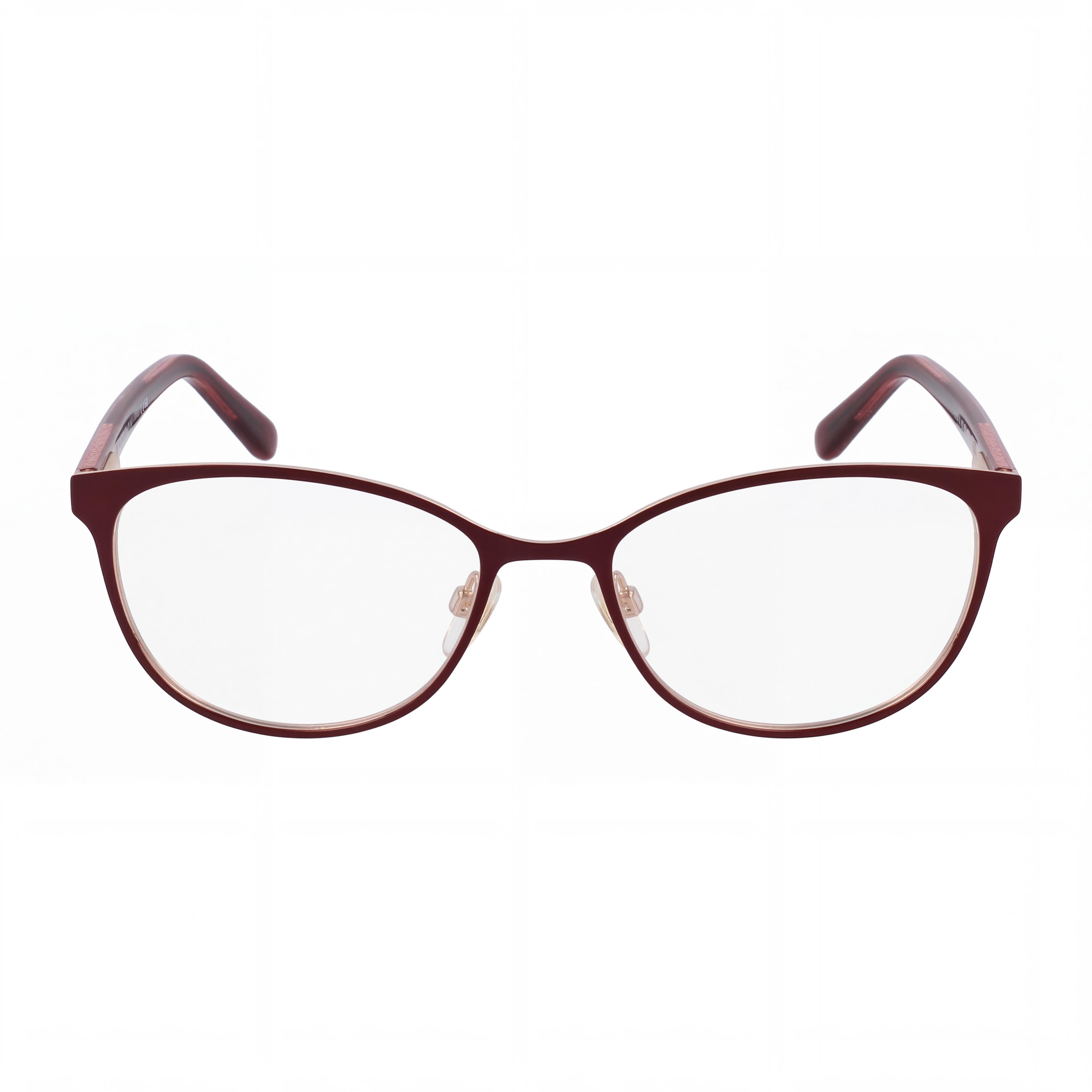Tommy Hilfiger Cat Eye Women's Stainless Steel Frame Red Glitter Non- Polycarbonate Lenses 53mm, Photo 2